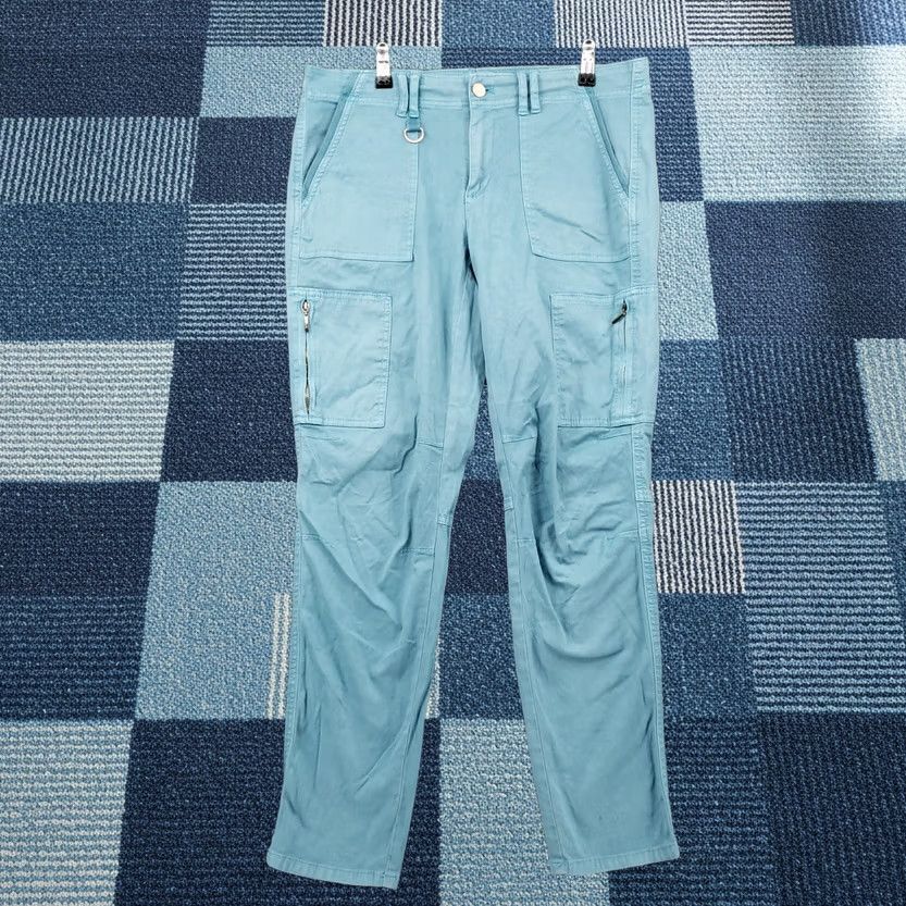 Zara Zara Womens Pants Blue 6 Slim Cropped Cargo Pockets Mid Rise Flat Front Outdoor Size 28" / US 6 / IT 42 - 1 Thumbnail
