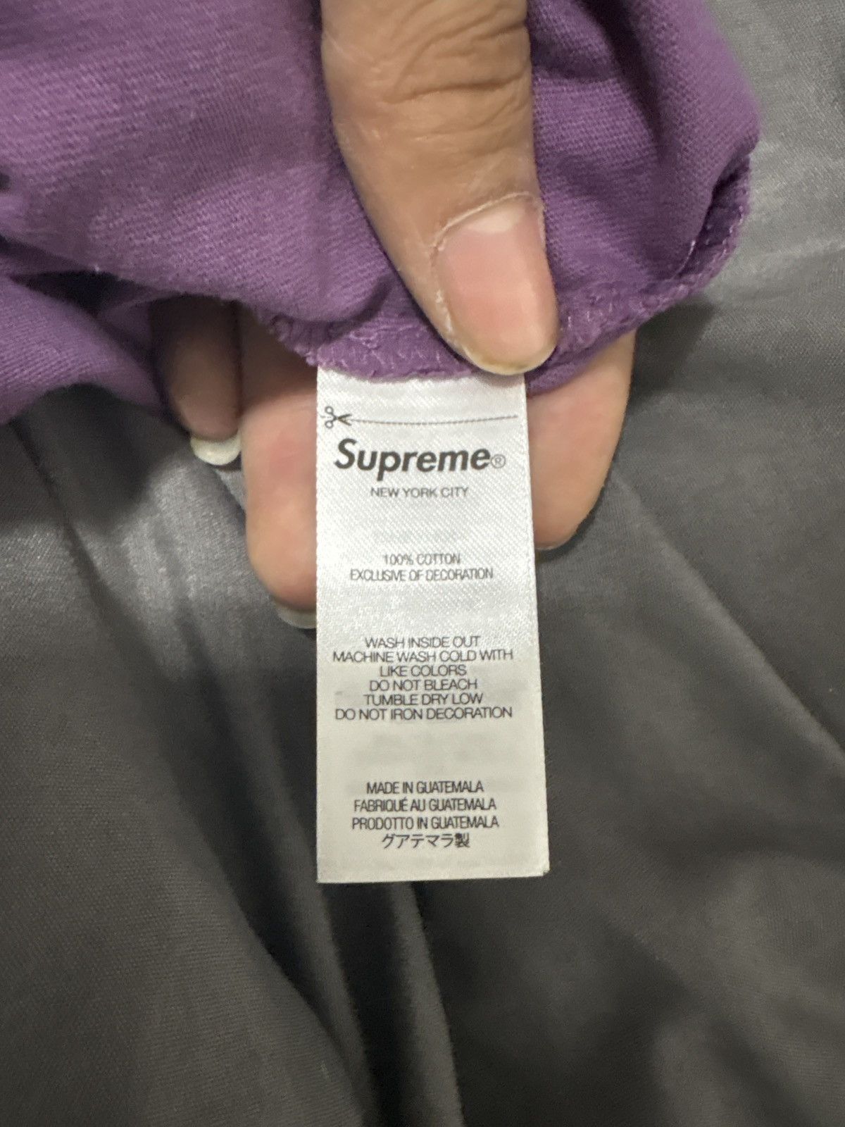 Supreme Supreme Peacock Short-Sleeve Top 'Purple' Size US L / EU 52-54 / 3 - 6 Thumbnail