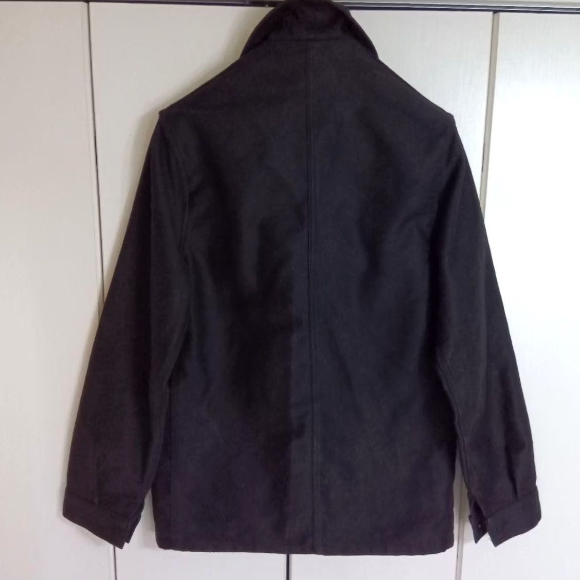 Vintage LE LABOUREUR Jacket French Moleskin Size 40 Black Men Made in France Size US XXS / EU 40 - 5 Thumbnail
