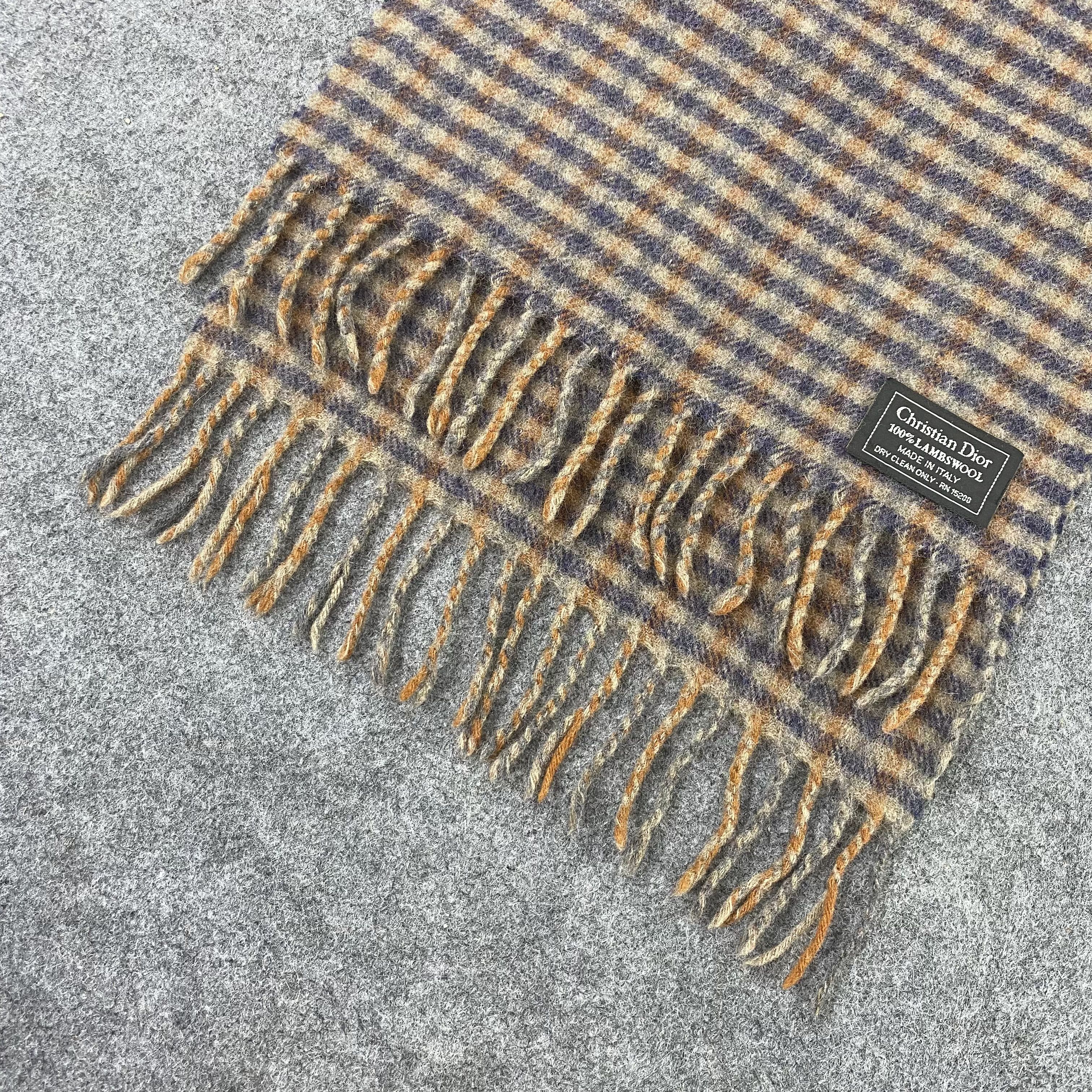 Christian Dior Monsieur Christian Dior Scarf / Muffler / Neckwear -T1112 Size ONE SIZE - 6 Thumbnail