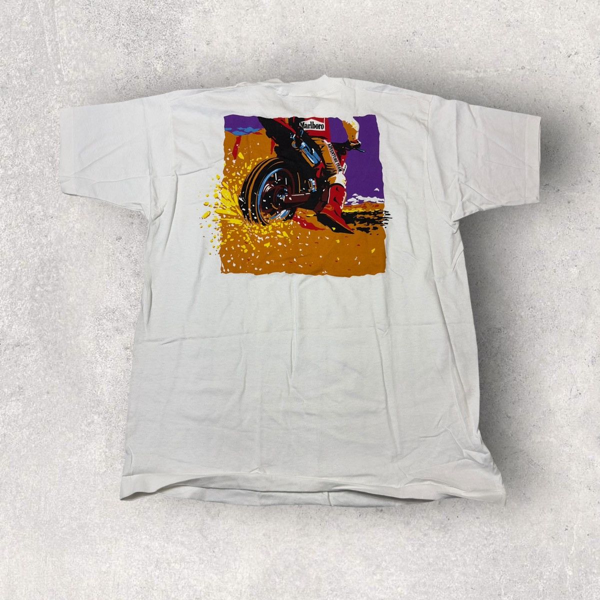 Marlboro × Marlboro Adventure Team × Vintage Vintage Marlboro Motocross tee Size US XL / EU 56 / 4 - 1 Thumbnail
