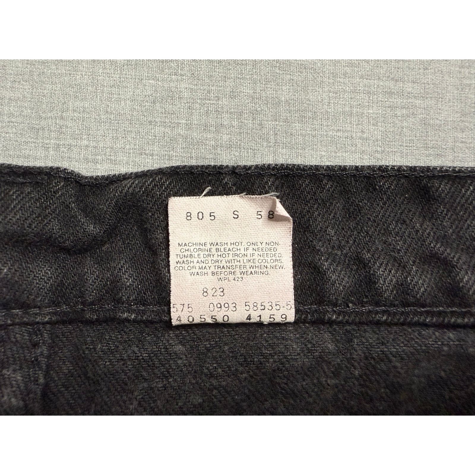 Levi's × Vintage Vintage 90s Levi’s 550 Relaxed Fit Denim Jeans 38x34 Size US 38 / EU 54 - 4 Thumbnail