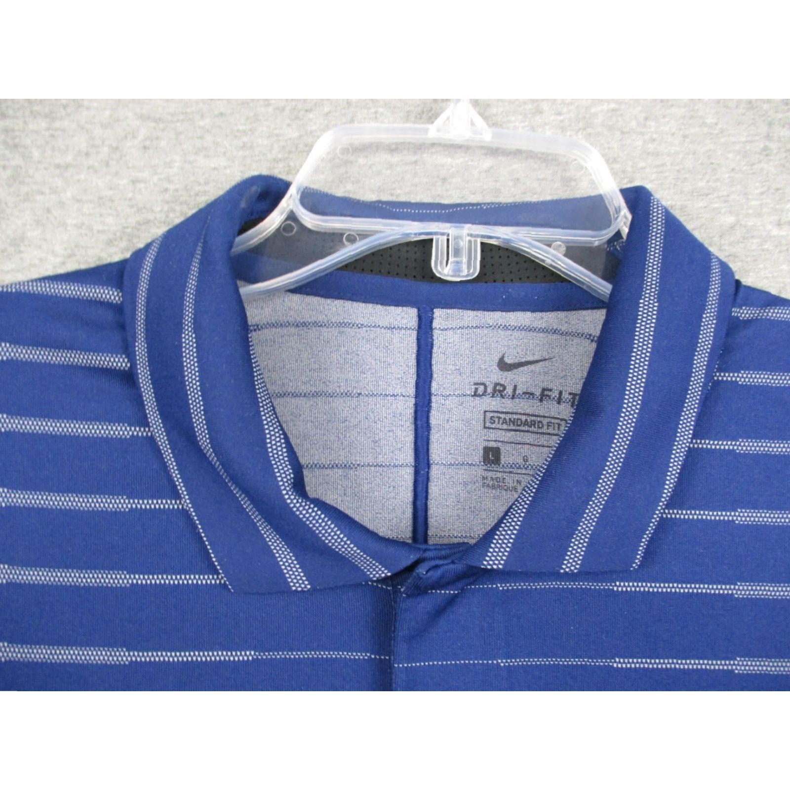 Nike Nike Tiger Woods Shirt Men Large Golf Polo Blue Stripe Ombre Size US L / EU 52-54 / 3 - 2 Thumbnail