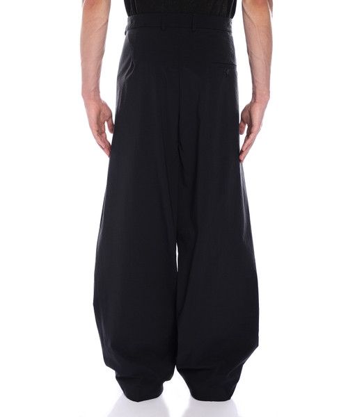 Balenciaga o1s1wg110326 Large Fit Pants in Black Size US 30 / EU 46 - 4 Thumbnail