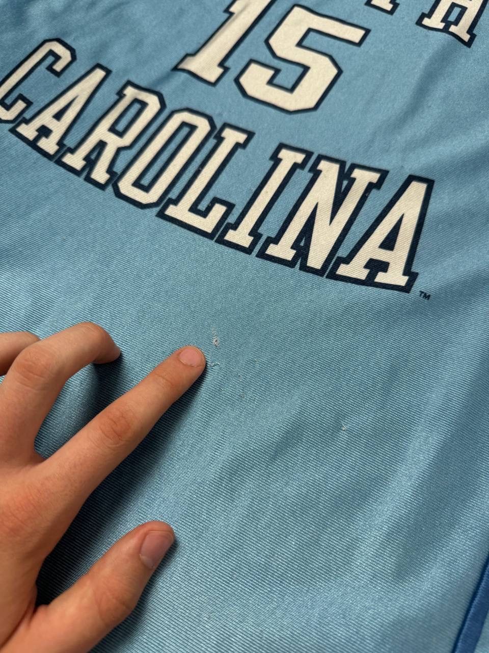 Nike × Vintage Nike basketball jersey vintage 90s North Carolina 15 Size US L / EU 52-54 / 3 - 3 Thumbnail