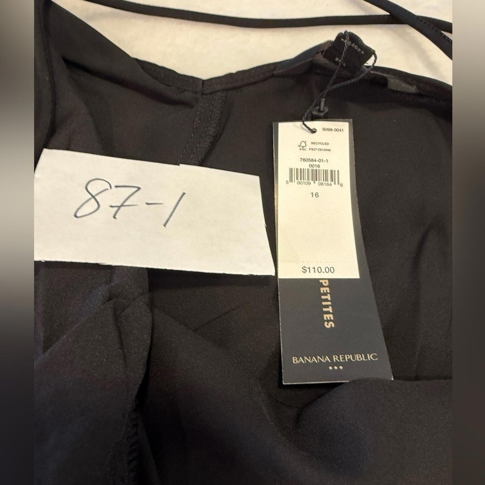 Other Banana Republic Factory black maxi dress open back Plus 16 Size XXL / US 16-18 / IT 52-54 - 12 Thumbnail