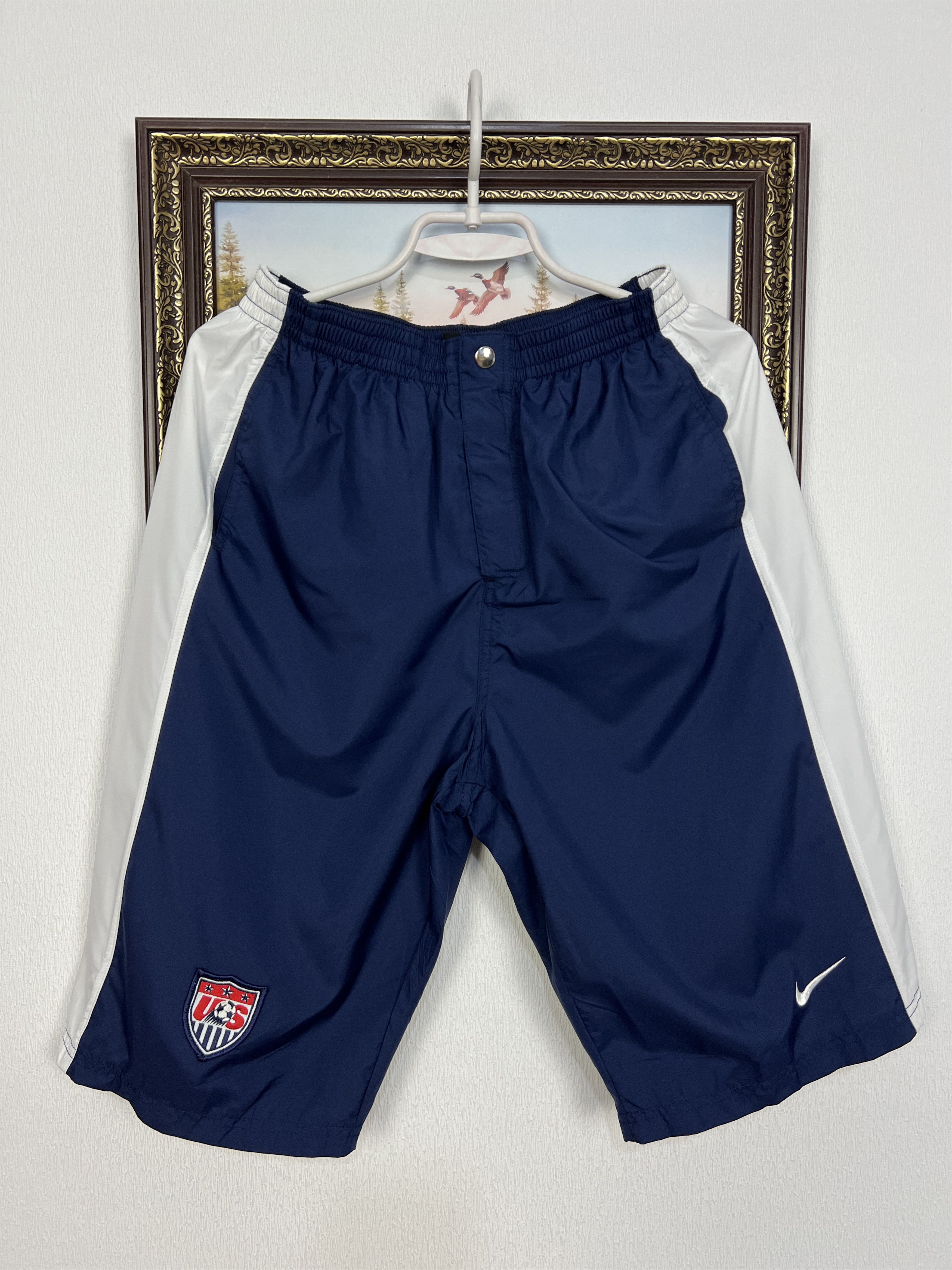 Nike Vintage 2000's Nike USA Football Shorts Soccer Rare National Size US 32 / EU 48 - 1 Thumbnail
