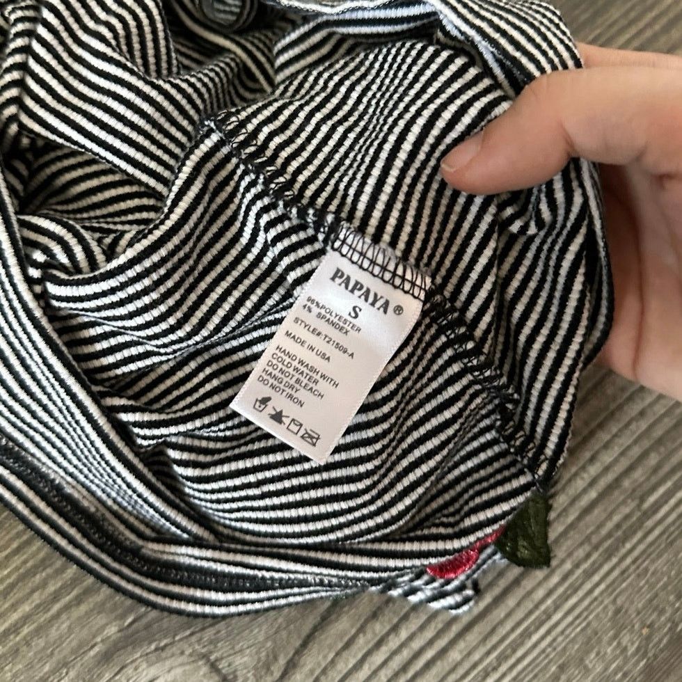 Other papaya white and black striped turtleneck shirt Size S / US 4 / IT 40 - 4 Thumbnail