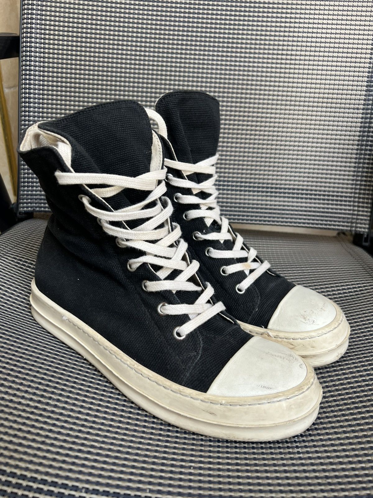 Rick Owens Drkshdw Rick Owens DRKSHDW Ramones Size US 5.5 / EU 38 - 1 Thumbnail
