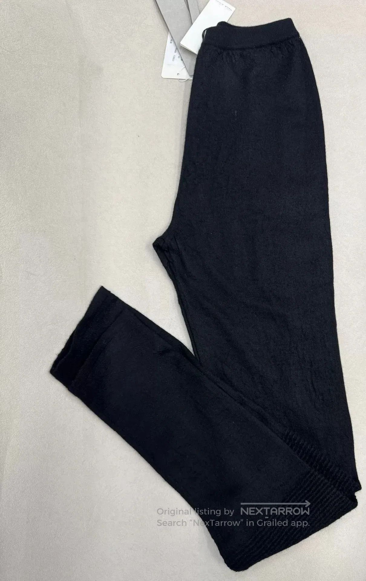 Rick Owens Rick Owens Black Knit Leggings for Women. Size 24" / US 00 / IT 34 - 1 Thumbnail
