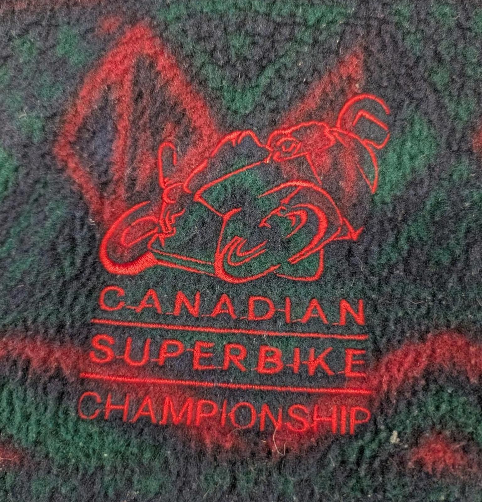 Vintage Vintage 90s Canadian Super Bike Champion Aztec Fleece Vest Size US XL / EU 56 / 4 - 2 Thumbnail