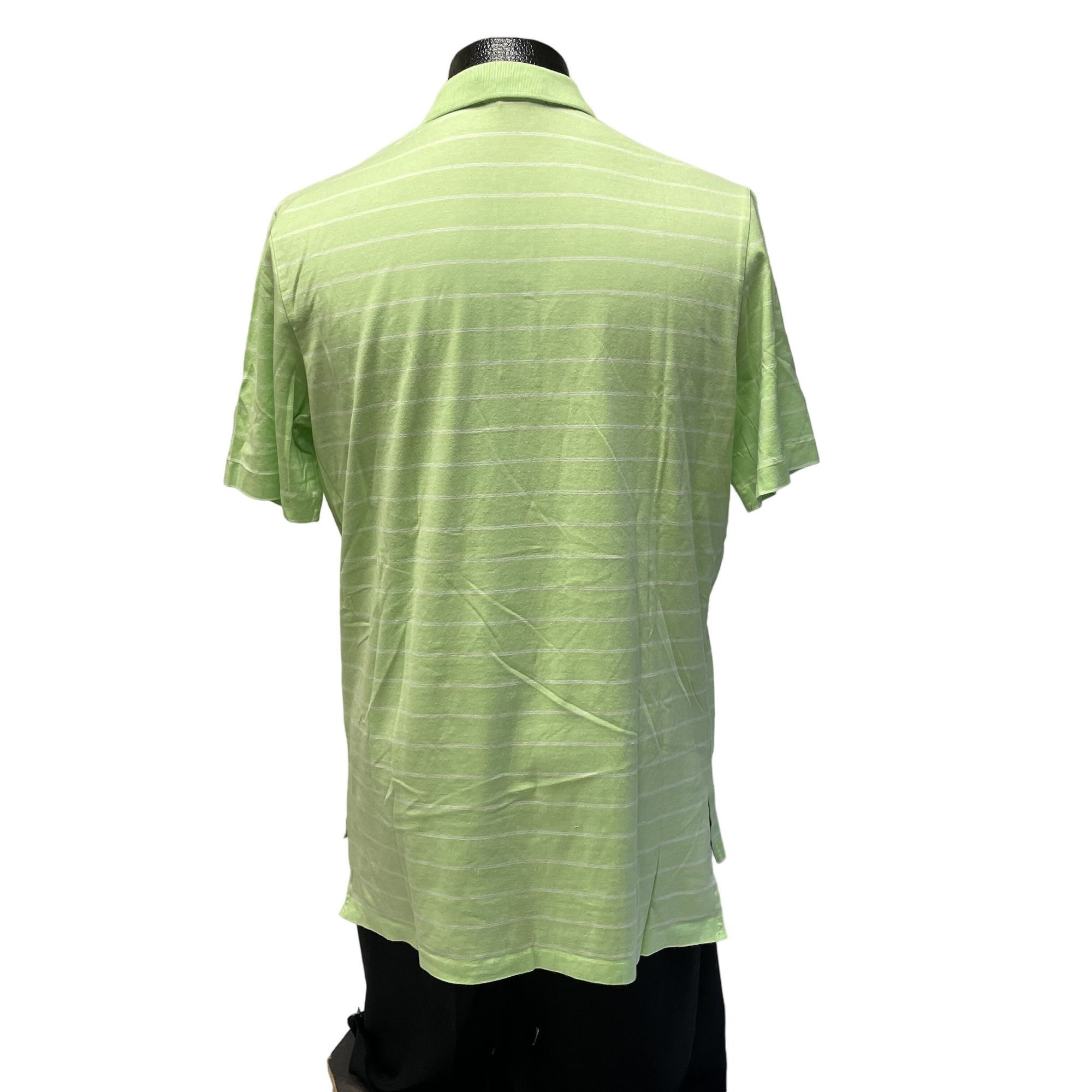 Ralph Lauren Ralph Lauren NEON LIME Stripe PIMA Cotton POLO Golf Shirt Size US M / EU 48-50 / 2 - 3 Thumbnail