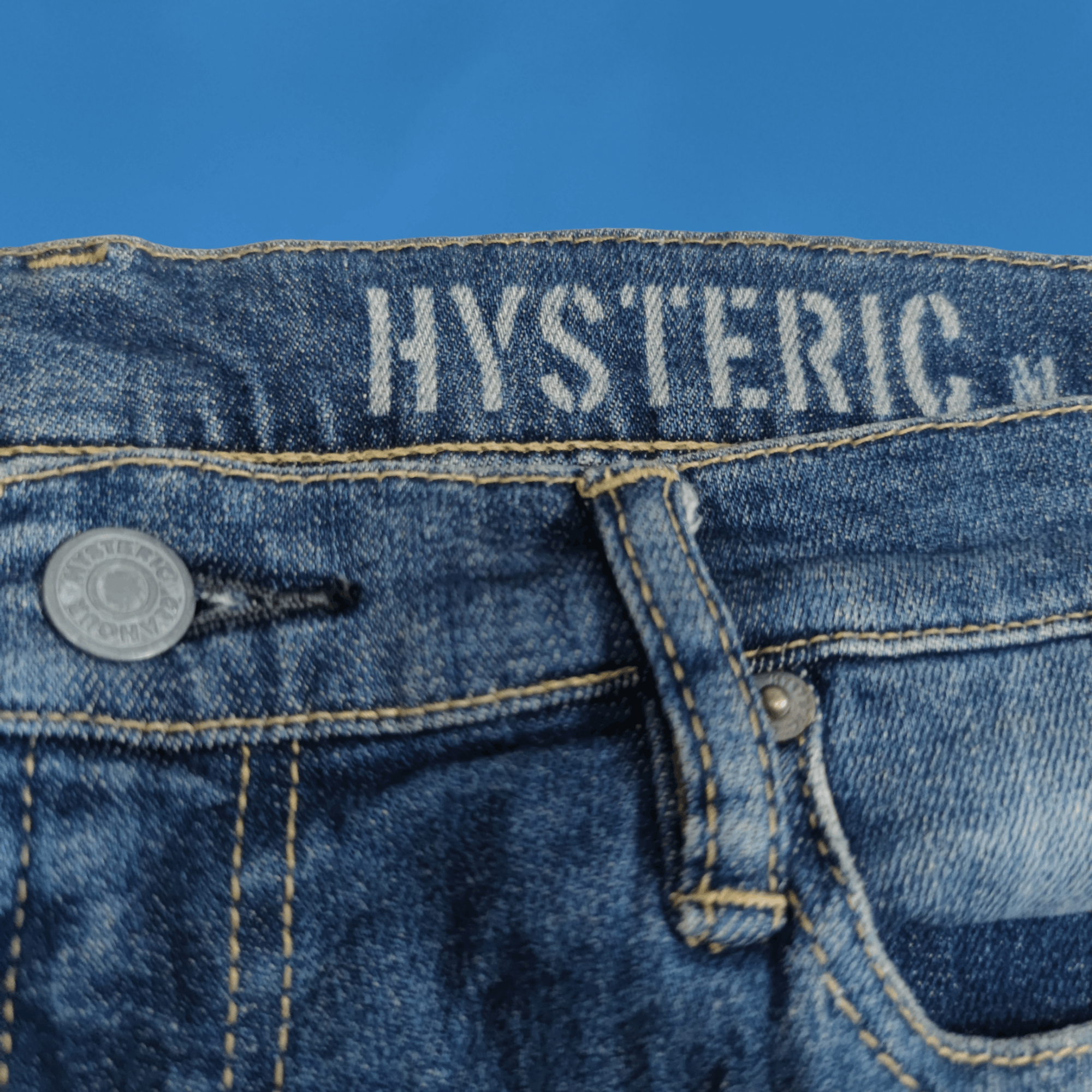 Hysteric Glamour Hysteric Glamour Distressed Studded With Patchwork Jeans Size 29" - 6 Thumbnail