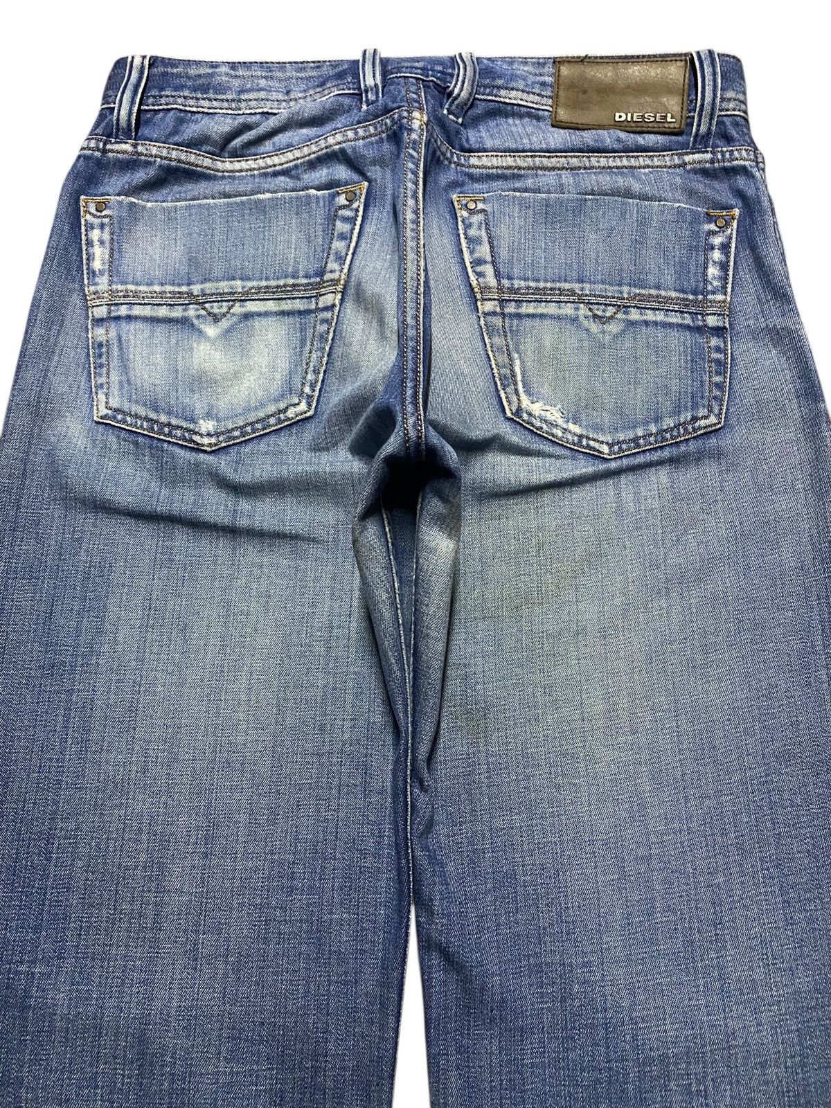 Diesel Vintage Diesel Kurren Wash 008KK Distressed Baggy Jeans Size US 31 - 4 Thumbnail