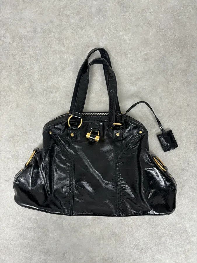Yves Saint Laurent FW2010 Yves Saint Laurent Black Leather Muse Tote Bag Large Size ONE SIZE - 1 Thumbnail