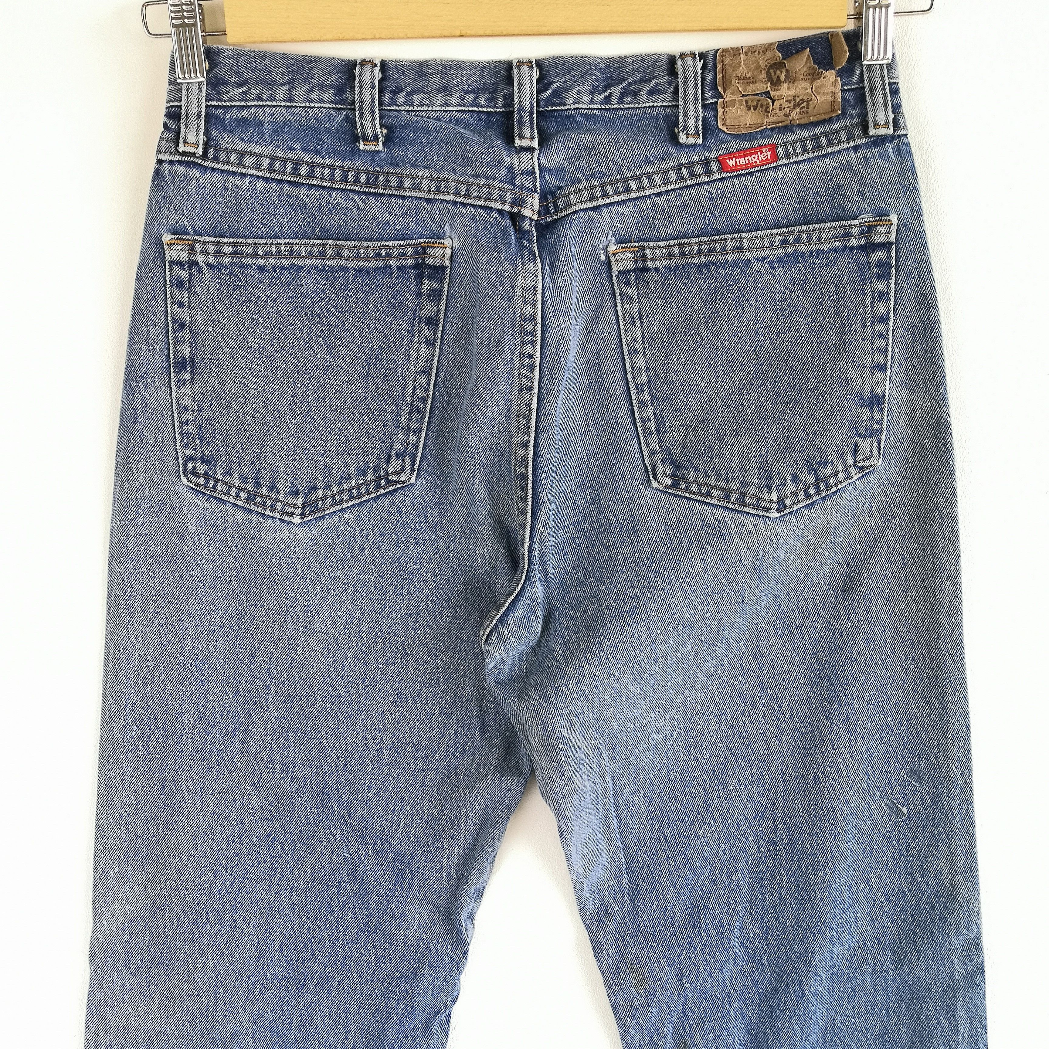 Wrangler Vintage Wrangler Light Wash Jeans Wrangler Dirty Faded Denim Size US 32 / EU 48 - 4 Thumbnail