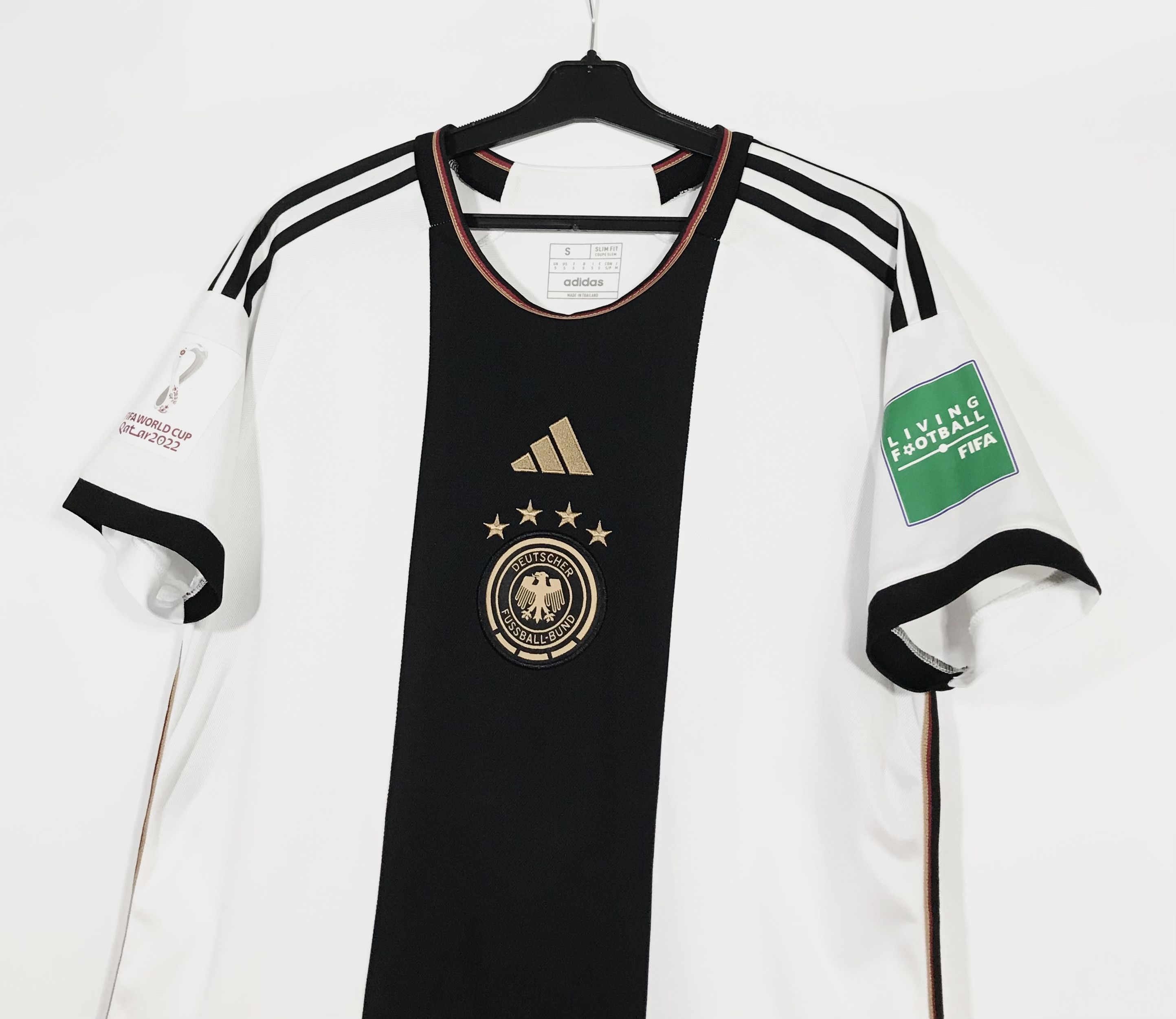 Adidas Germany 2022 - 2024 Home Football Adidas T-shirt Size US S / EU 44-46 / 1 - 2 Thumbnail