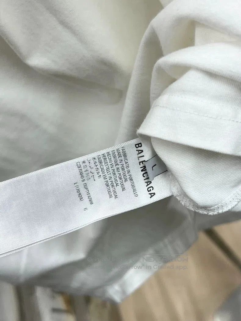 Other Balenciaga Embroidered Logo Short Sleeve Tee. Size US L / EU 52-54 / 3 - 5 Thumbnail