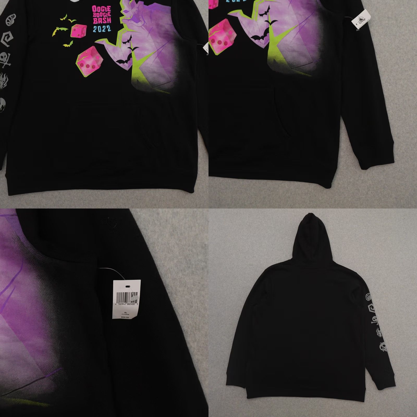 Disney VINTAGE Disney Oogie Boogie Bash 2022 Hoodie XL Men Black Pullover 24X31 MEASUREMENTS ARE PROVIDED IN PICTURES Mens XL Black Disney Hoodie Size US XL / EU 56 / 4 - 8 Thumbnail