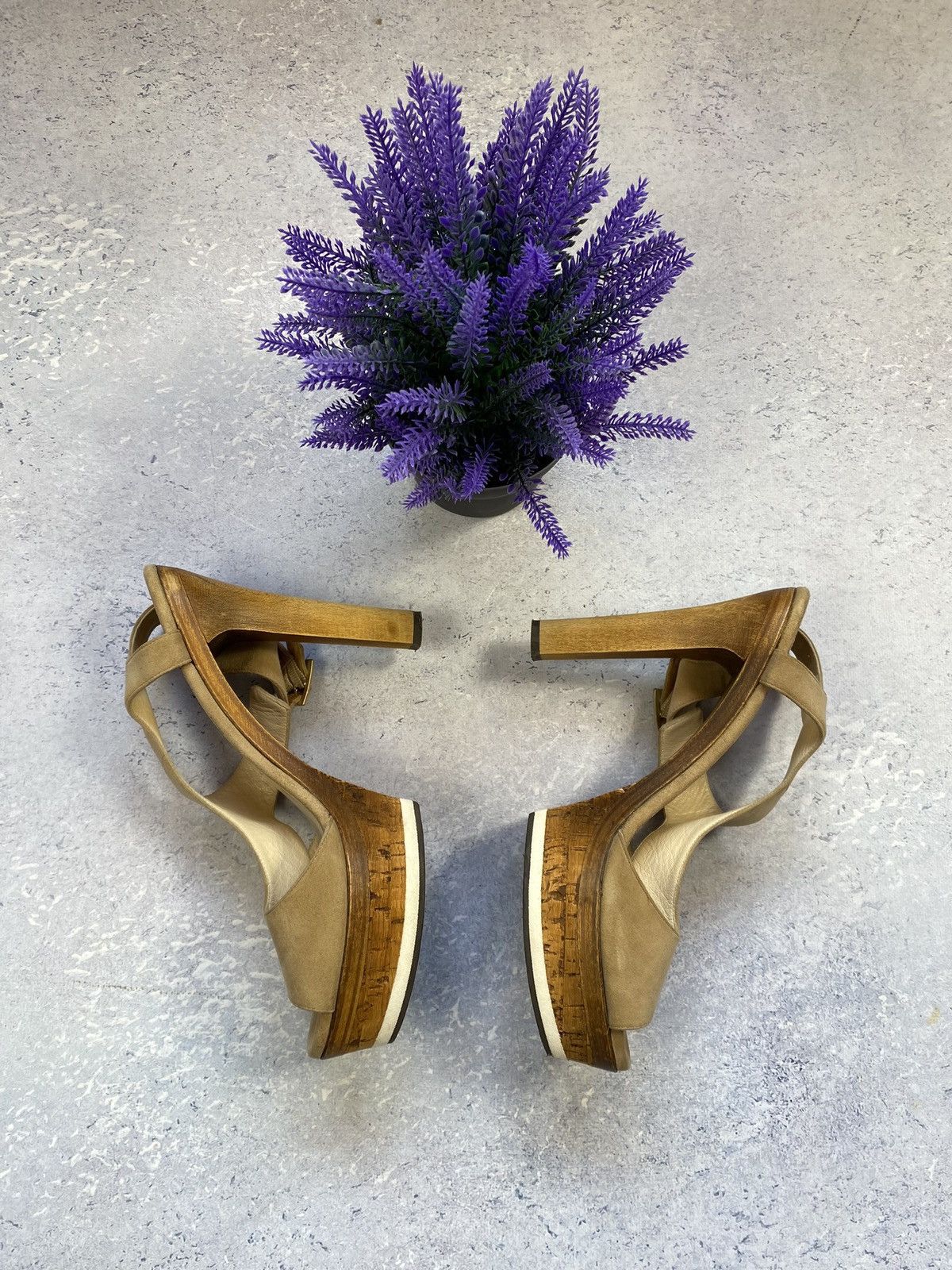 Jimmy Choo Jimmy Choo Women’s Heels Leather Suede Shoes Size 39 Size US 9 / IT 39 - 4 Thumbnail
