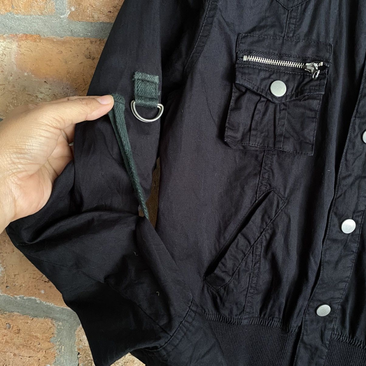 Designer × Japanese Brand Cryx punkY2K style pockets black shirt Size S / US 4 / IT 40 - 8 Thumbnail