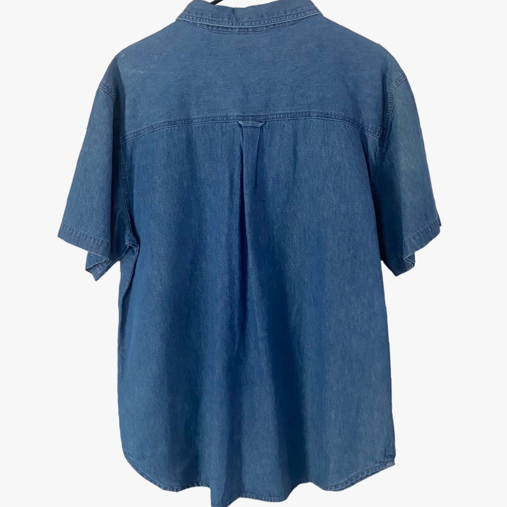 Vintage VINTAGE Bobbie Brooks Denim Shirt Embroidered Floral Print Button-Up Women's XL Blue Size XL / US 12-14 / IT 48-50 - 3 Thumbnail