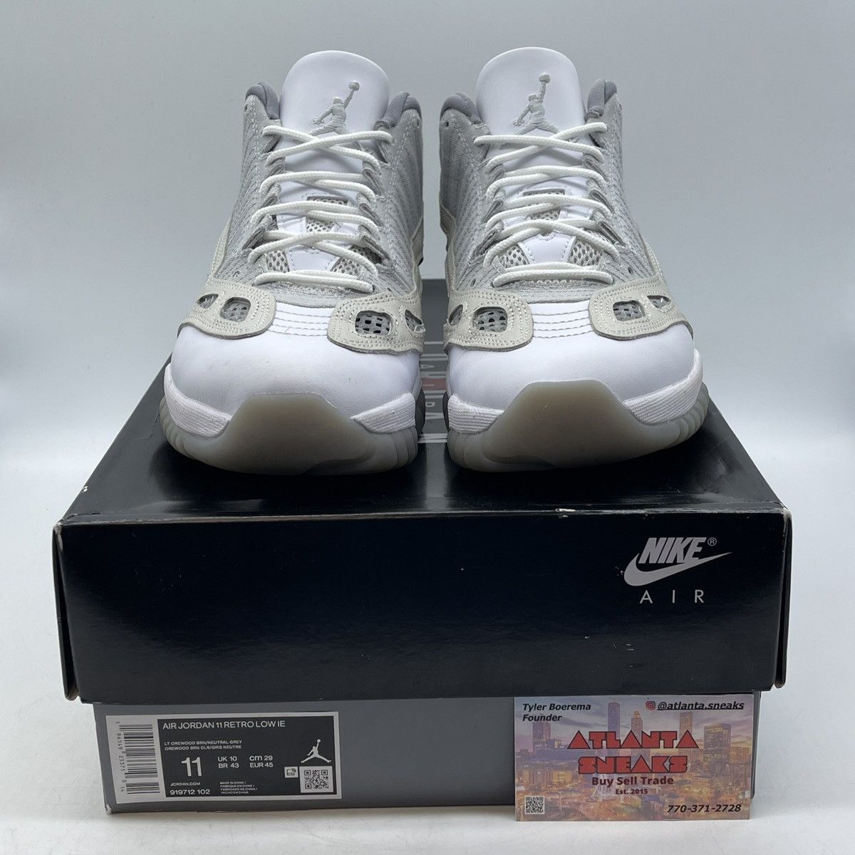 Jordan Brand Air Jordan 11 light orewood brown Size US 11 / EU 44 - 2 Thumbnail