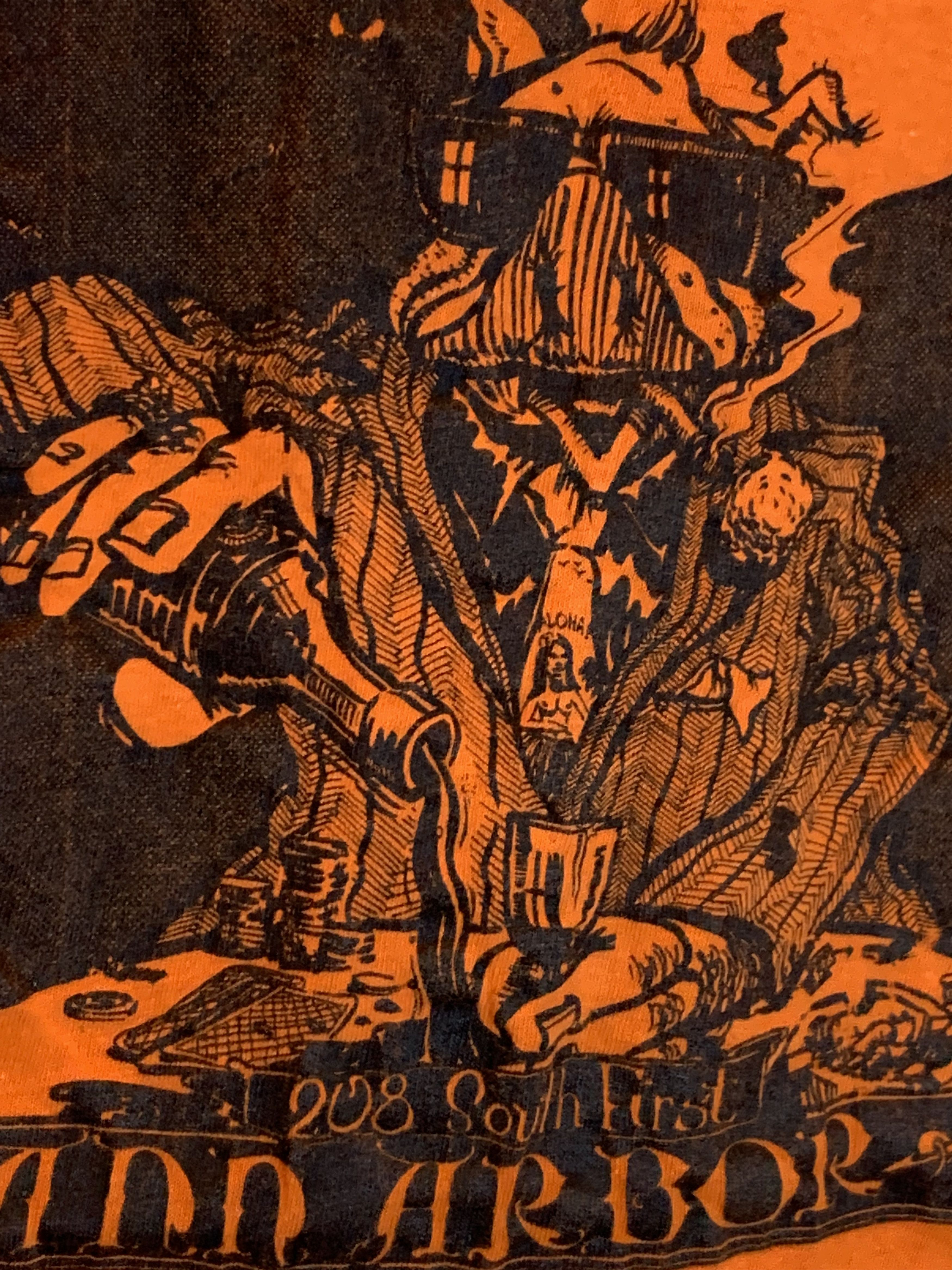 Vintage RARE Vintage 70s The Blind Pig Ann Arbor Single Stitch Shirt Size US L / EU 52-54 / 3 - 3 Thumbnail
