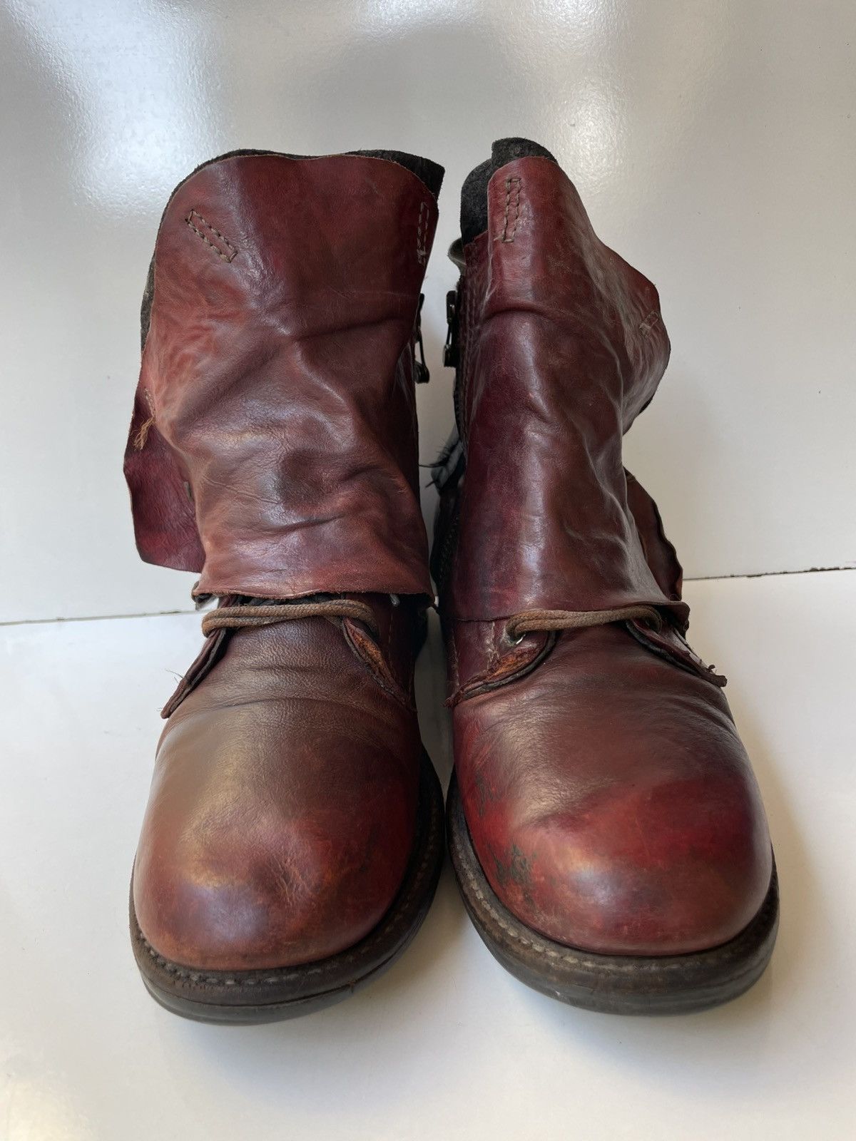 A.S.98 A.S.98 Leather Boho Biker Women's Boots EUR 37 | US 6.5 -7 Size US 7 / IT 37 - 1 Thumbnail