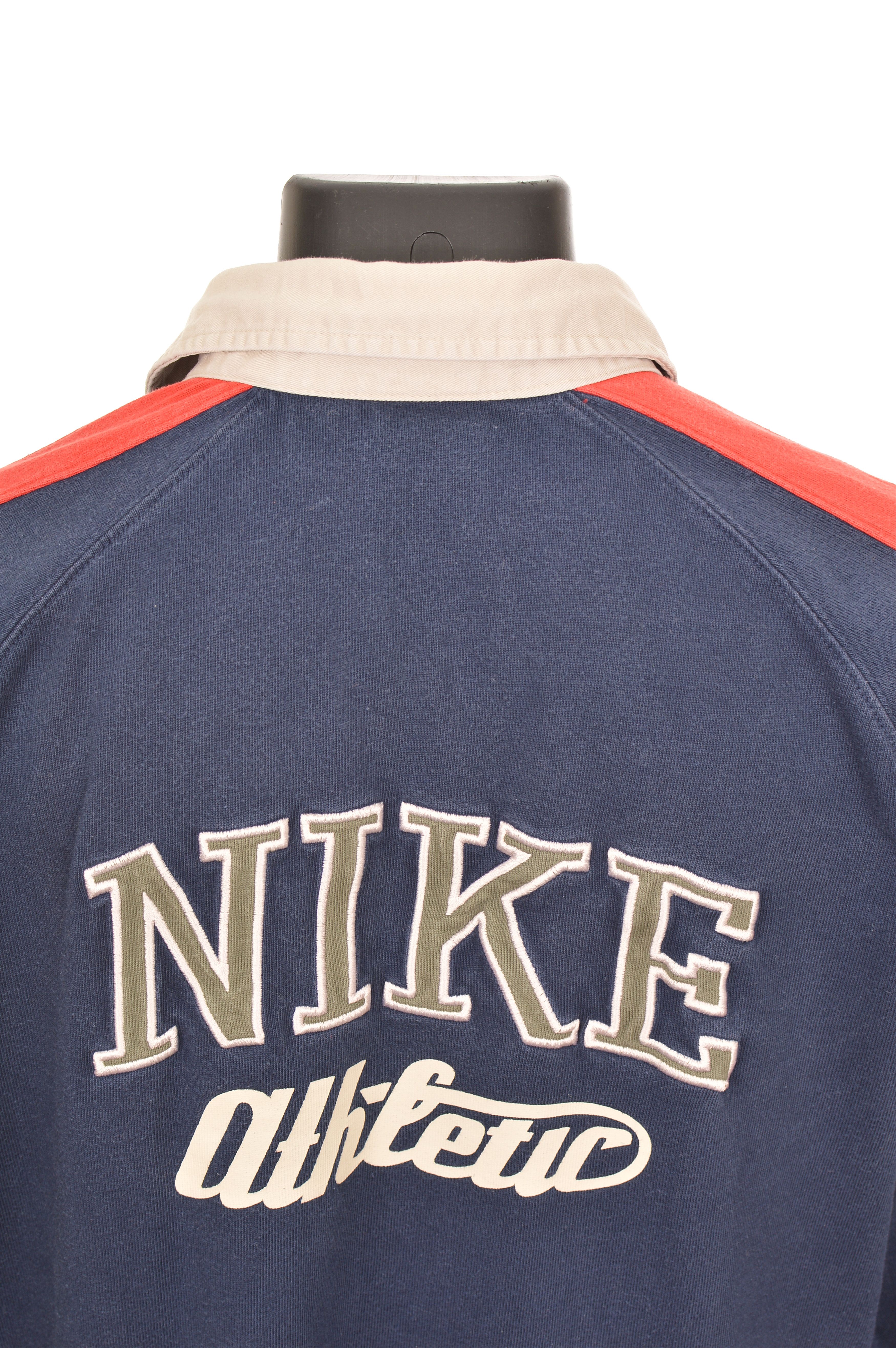 Nike Nike Athletic Vintage Rugby Polo Shirt Size US L / EU 52-54 / 3 - 8 Thumbnail