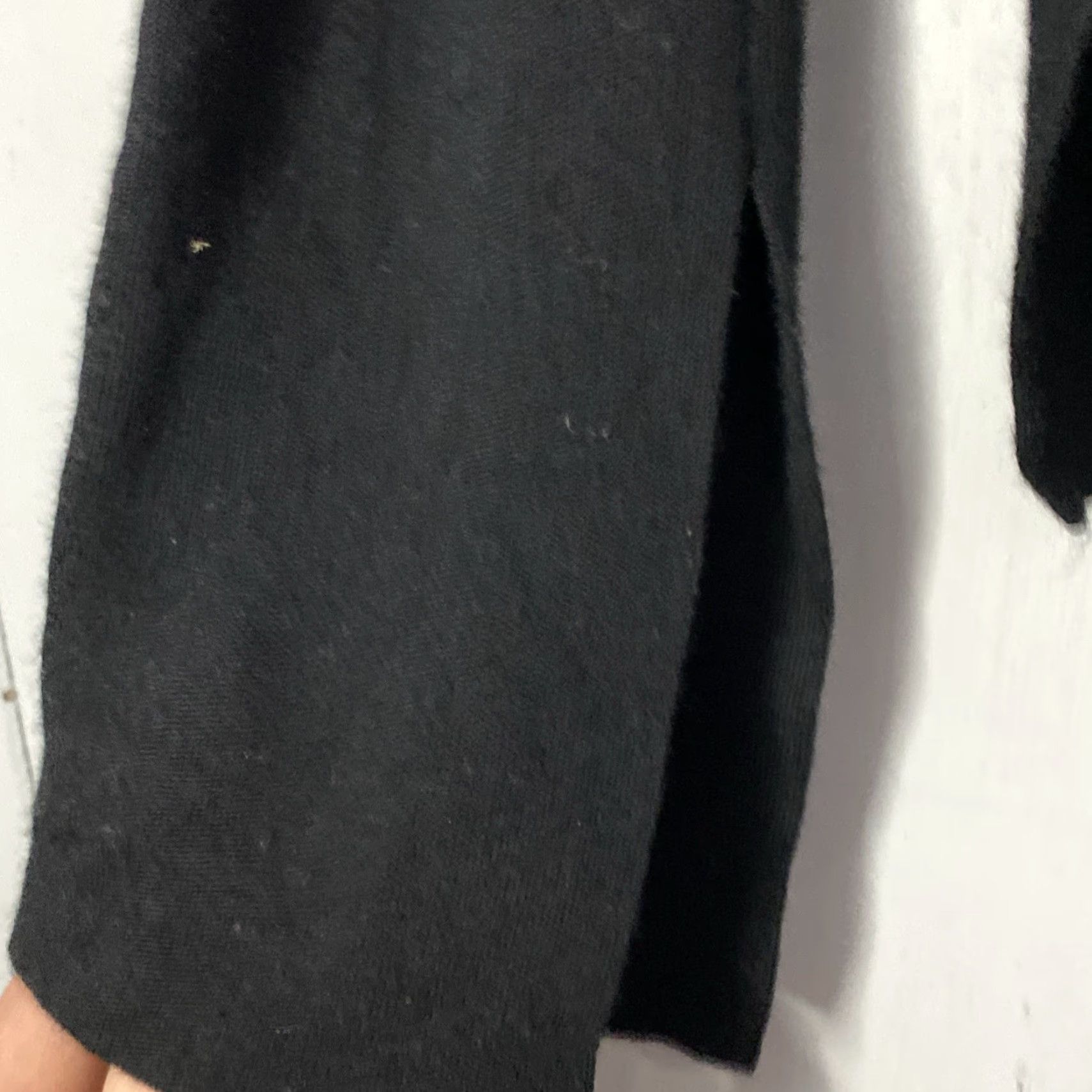 Theory VINTAGE Theory Merino Wool Long Sleeve Sweater Womens Small 15x22 Stretch S Black Crew Neck Pullover Shirt Womens 15X22 Black Stretch Size S / US 4 / IT 40 - 4 Thumbnail