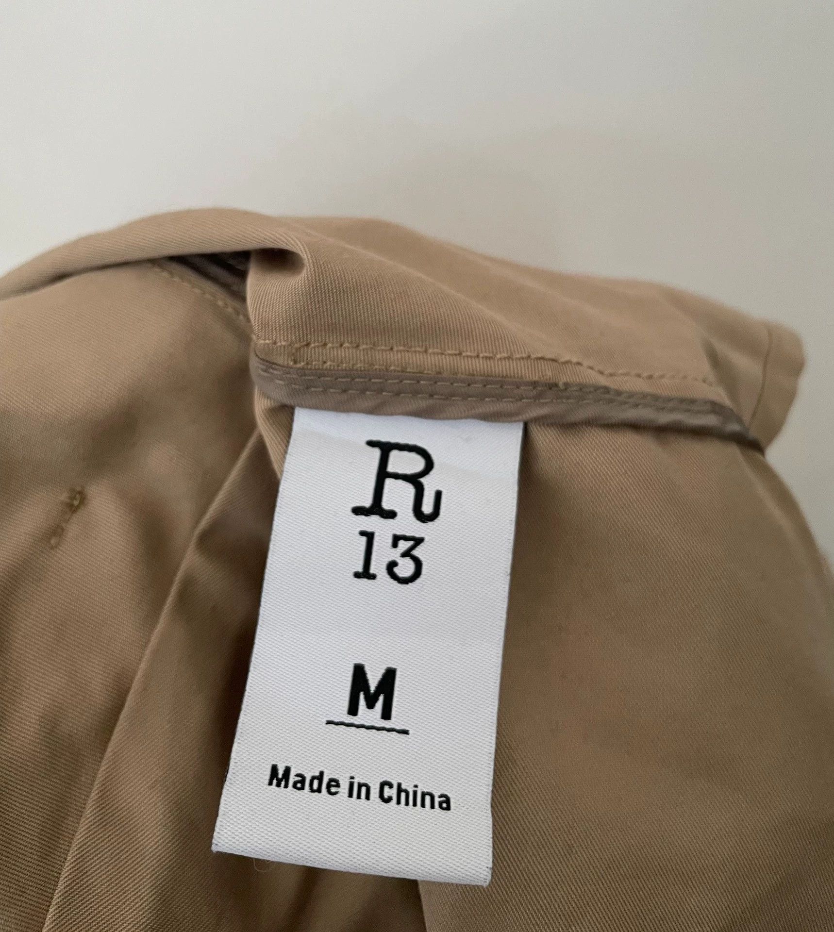R13 R13 Unisex Double-Breasted Trench Coat Size L / US 10 / IT 46 - 5 Thumbnail