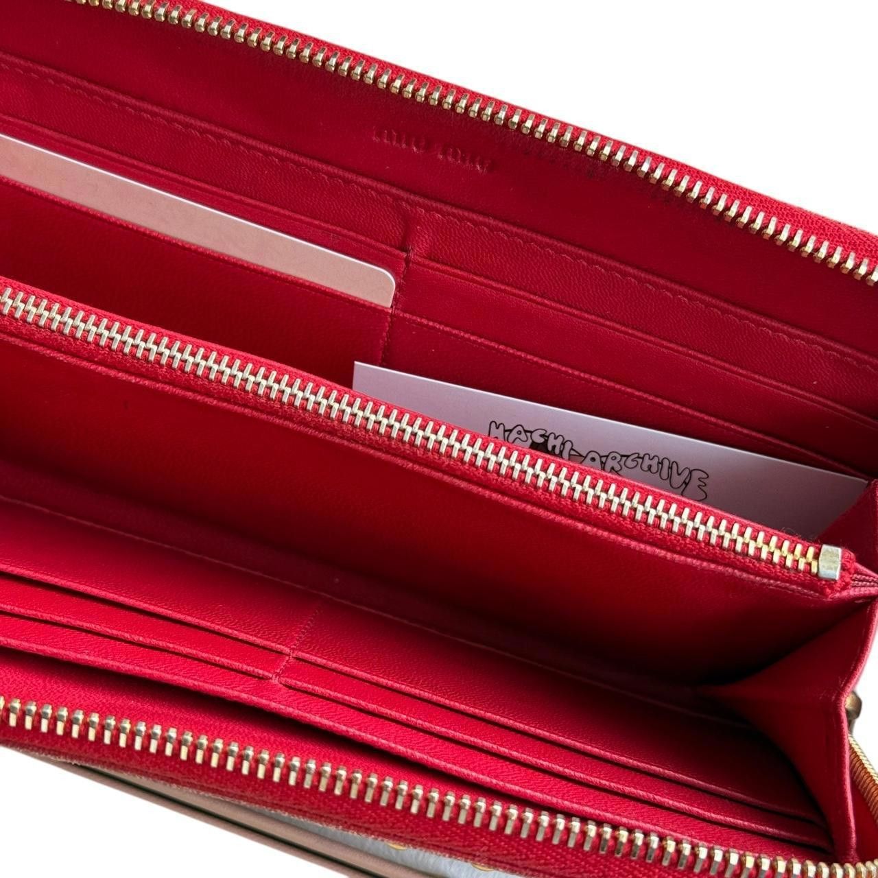 Miu Miu Miu Miu Women's Red Wallet-purs Size ONE SIZE - 4 Thumbnail