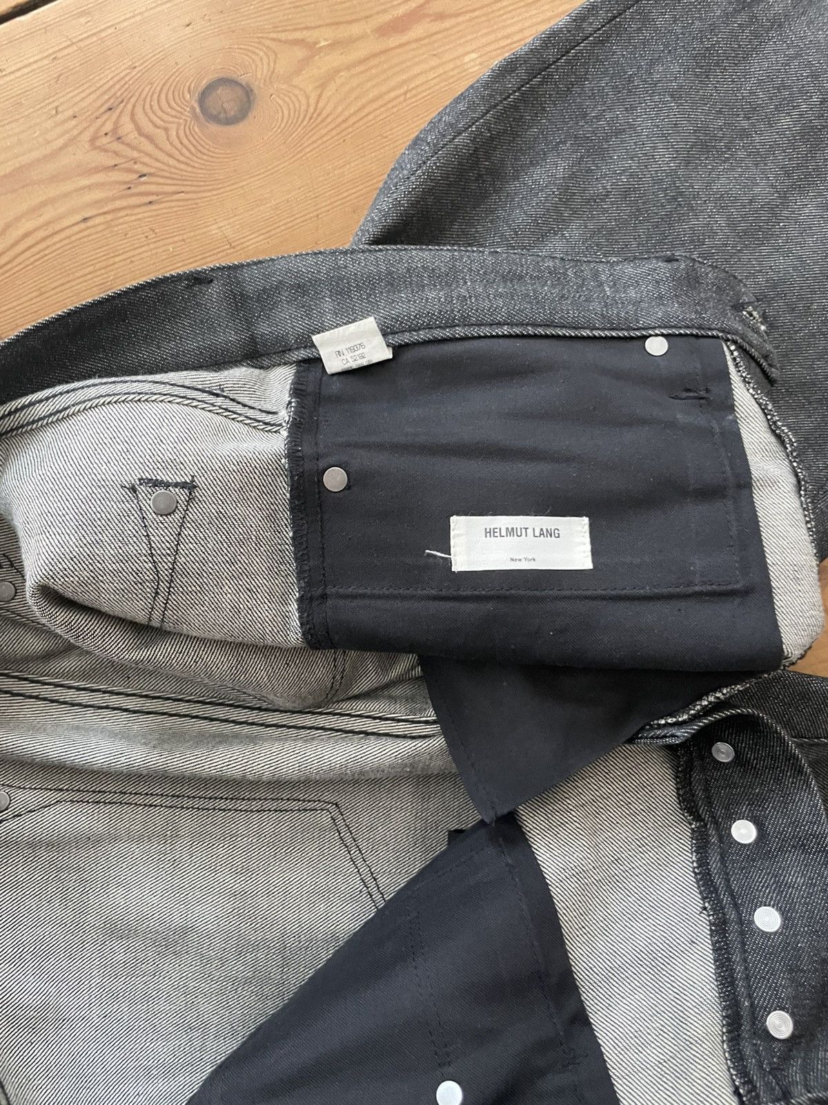 Helmut Lang Helmut Lang Vintage Raw Denim Size US 33 - 5 Thumbnail