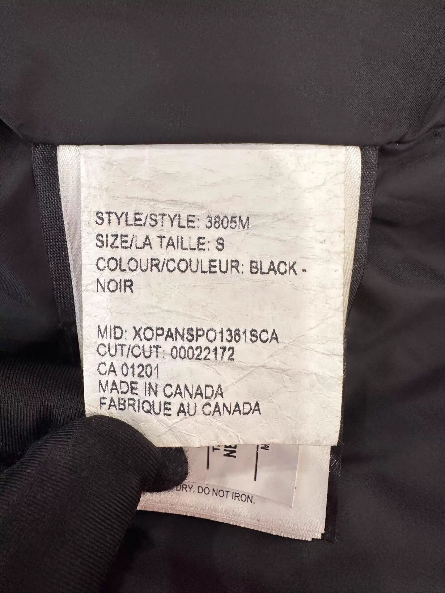 Canada Goose Canada Goose Carson men's black down coat with side red logo Size US S / EU 44-46 / 1 - 7 Thumbnail