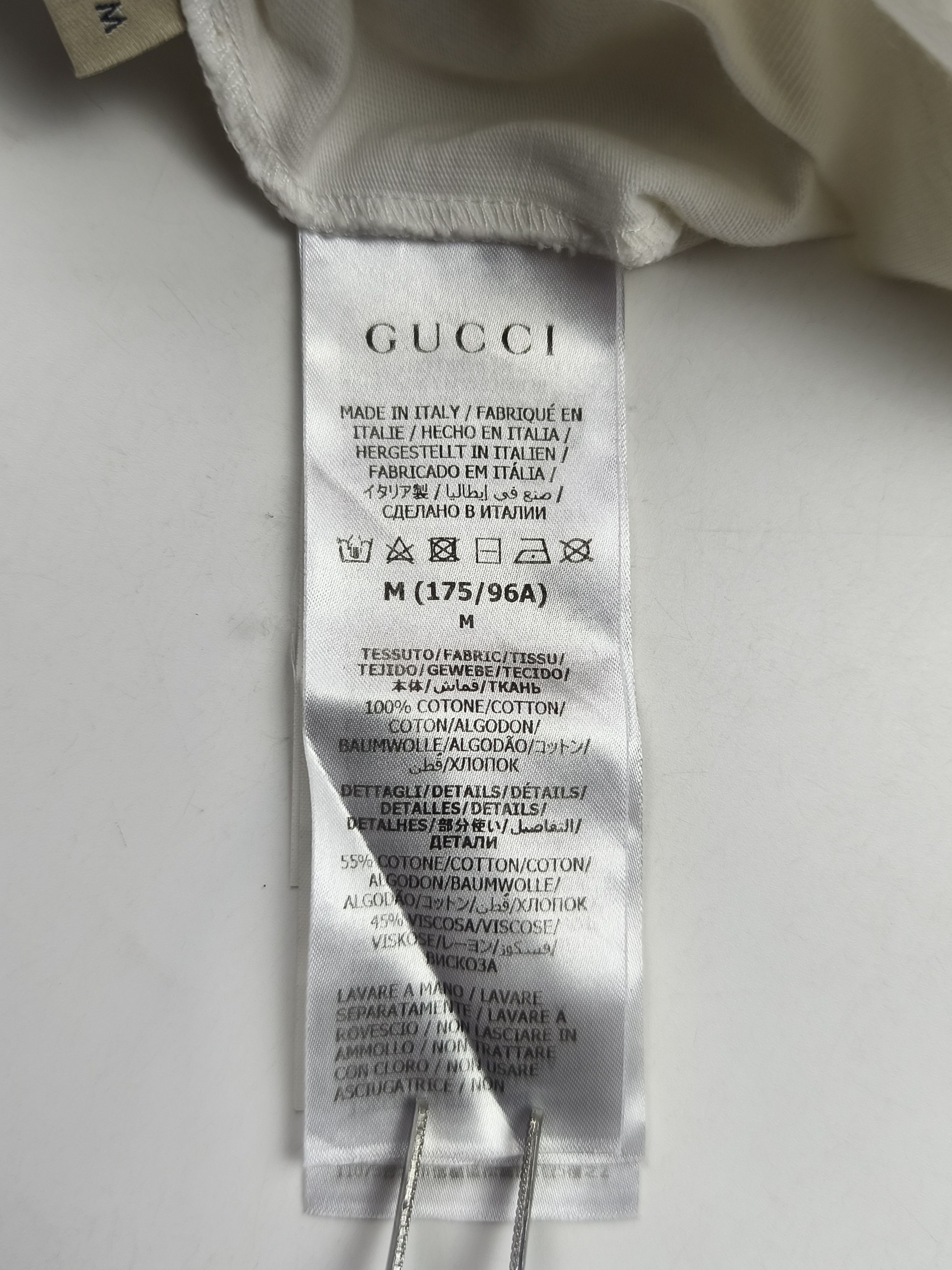 Adidas × Gucci Gucci x Adidas cotton jersey t-shirt Size US M / EU 48-50 / 2 - 15 Thumbnail