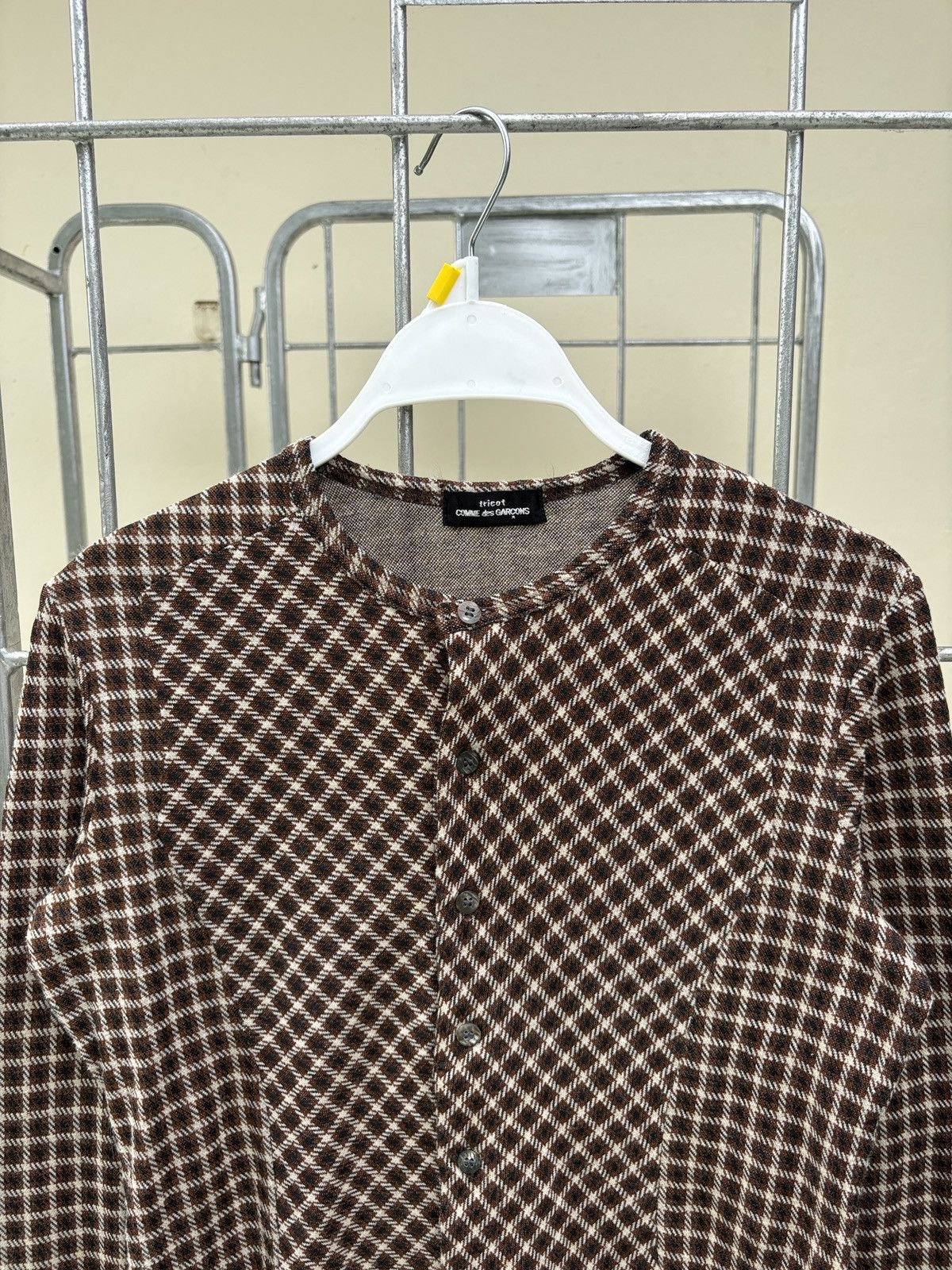 Tricot Comme des Garcons Comme des Garcons plaid bottom up long sleeves tee Size M / US 6-8 / IT 42-44 - 2 Thumbnail