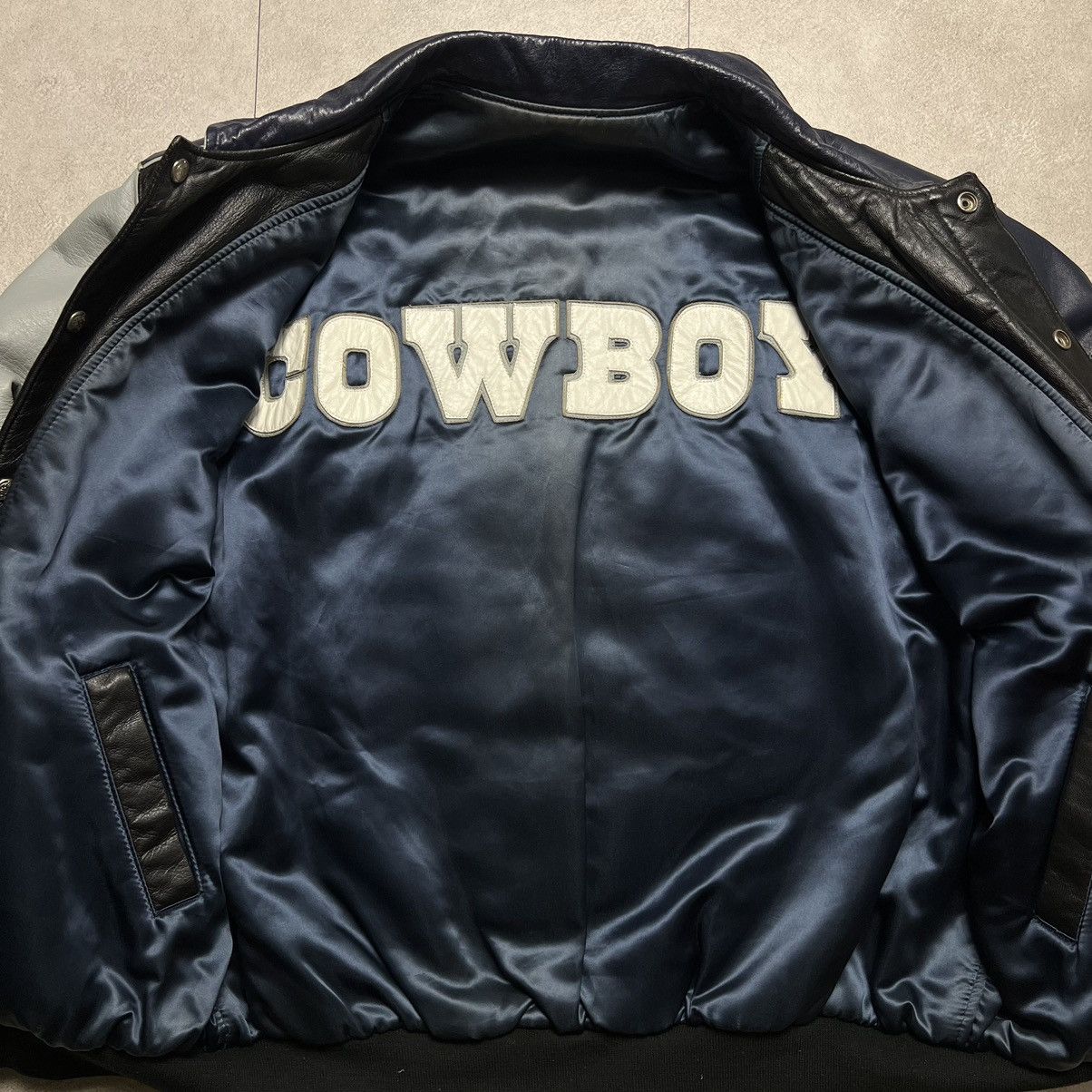 Jeff Hamilton × NFL Jeff Hamilton NFL Cow Boy Virsity Leather Bomber Jacket Size US L / EU 52-54 / 3 - 7 Thumbnail