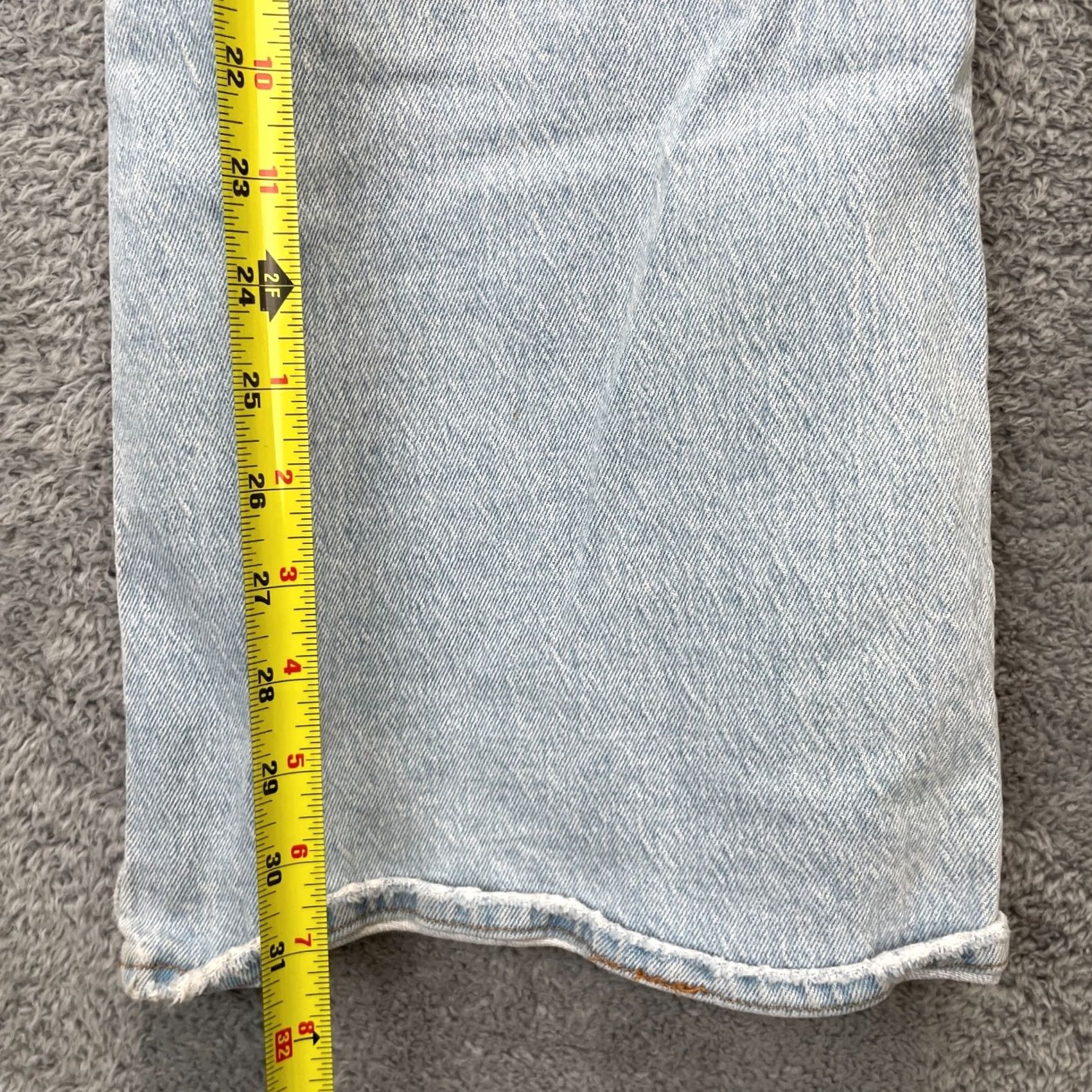 Abercrombie & Fitch VINTAGE Abercrombie & Fitch Jeans Womens 10R Blue High Rise Flare 32in Inseam 5-Pocket Denim Mens? Womens Size 24" / US 00 / IT 34 - 7 Thumbnail