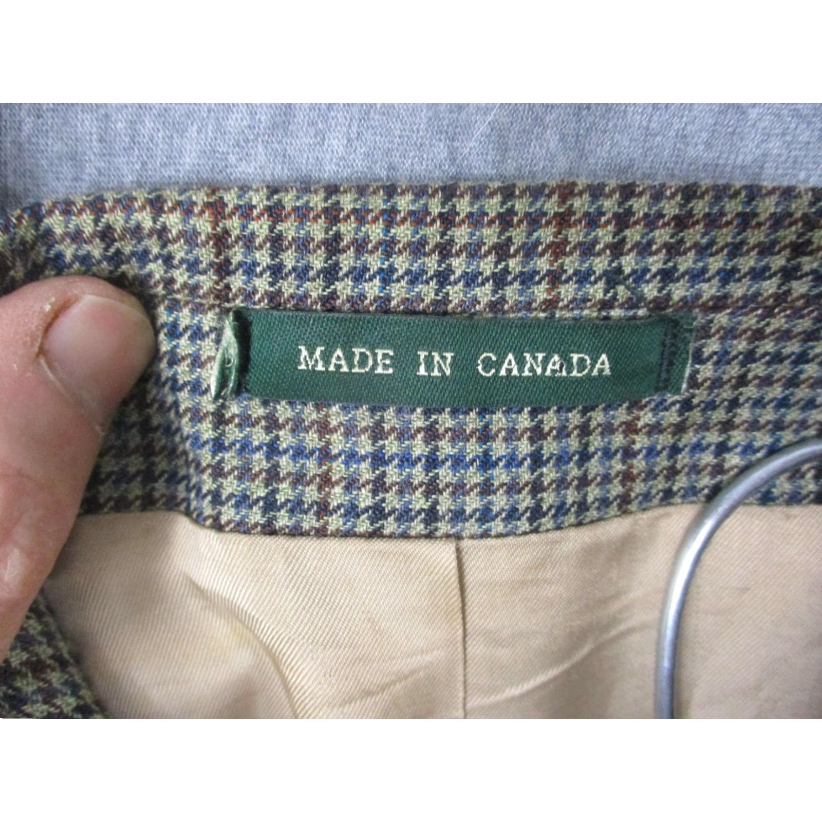 Ralph Lauren Lauren Ralph Lauren Blazer Mens Medium Brown Tweed Check Sport Coat Made Canada Size 40R - 5 Thumbnail