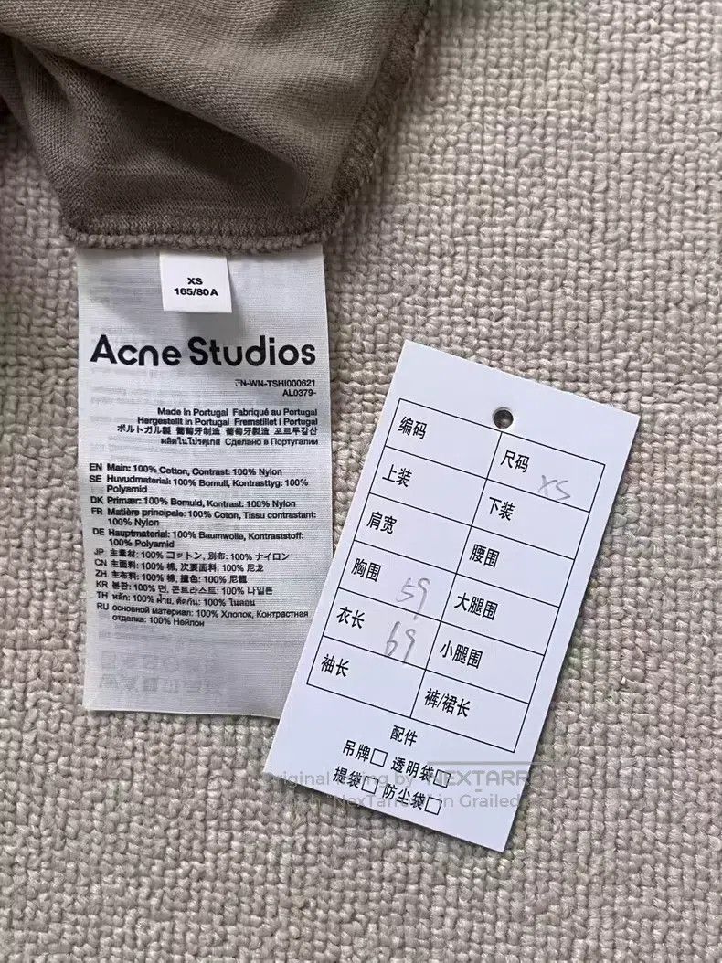 Acne Studios Acne Studios Ripped Two-Piece Long Sleeve T-Shirt, Women's Size XS / US 0-2 / IT 36-38 - 4 Thumbnail