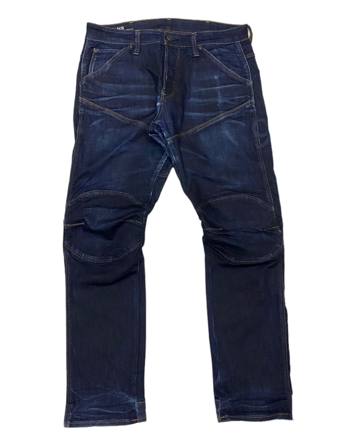 Hysteric Glamour G-STAR RAW 3D STRAIGHT MULTI POCKET DISTRESSED DENIM JEANS Size US 34 / EU 50 - 1 Thumbnail