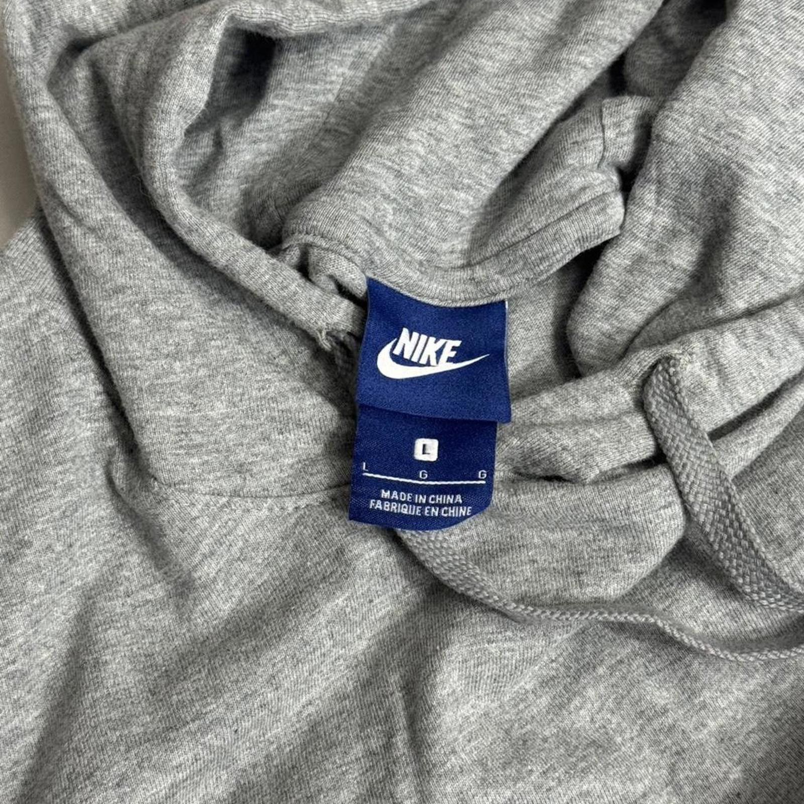 Nike Nike Hoodie Men's L Grey Size L / US 10 / IT 46 - 6 Thumbnail