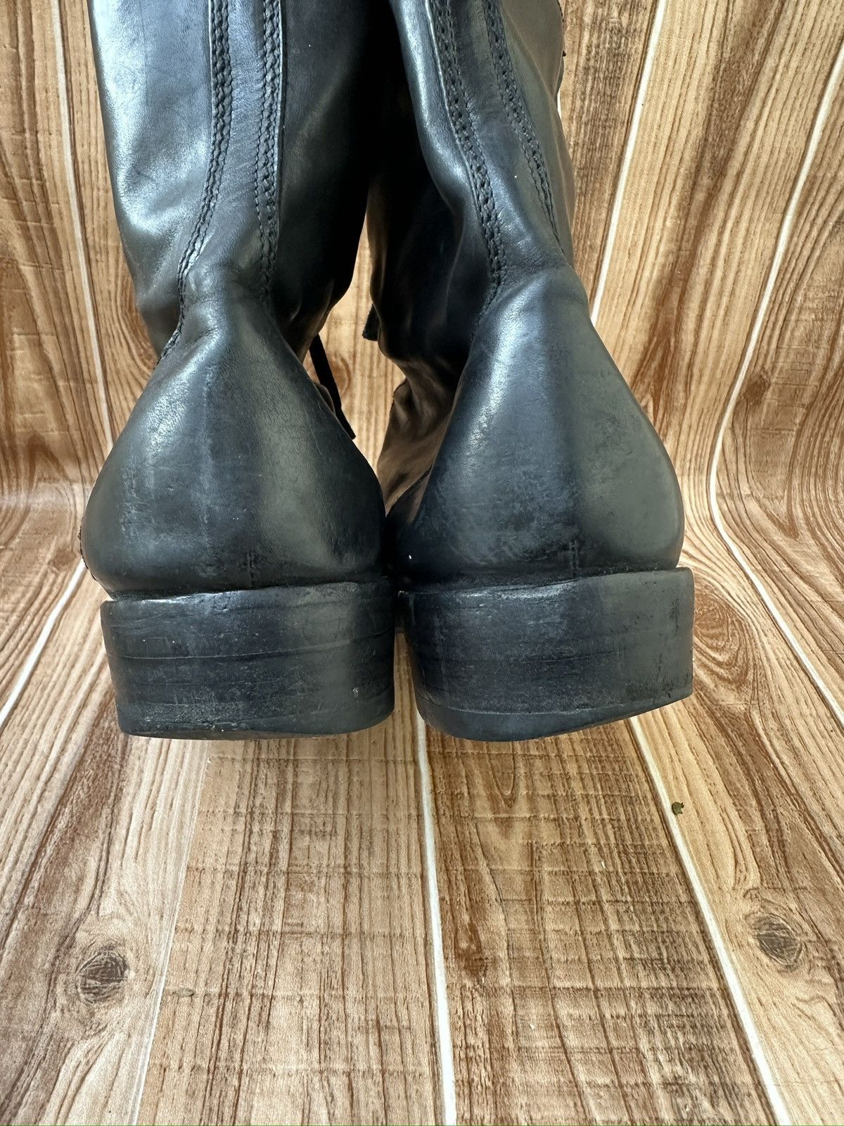Barneys New York × Officine Creative Officine Creative x Barneys New York Black ZipUp Combat Boot Size US 11 / EU 44 - 14 Thumbnail