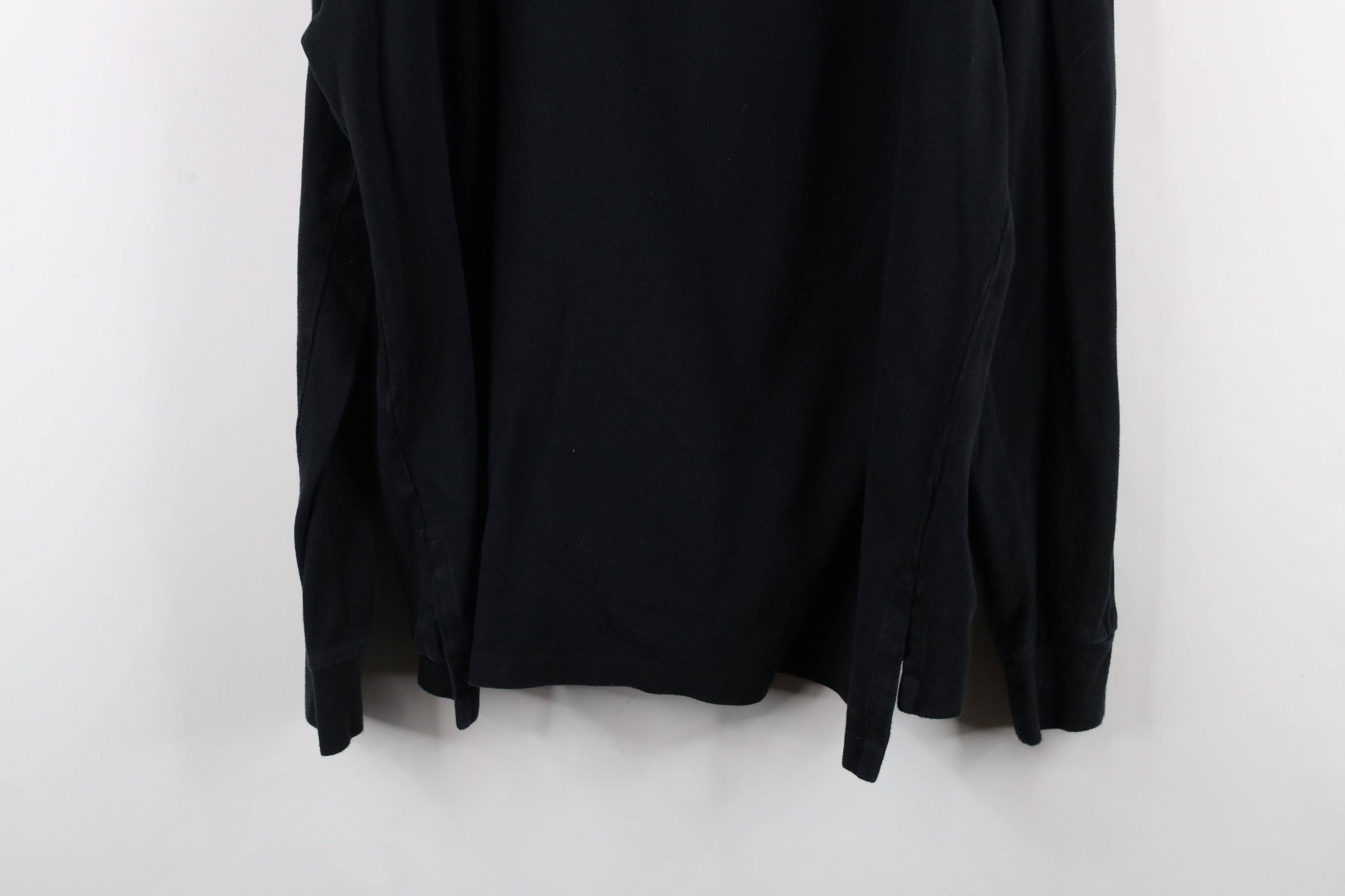 Polo Ralph Lauren Vintage Ralph Lauren Fit Long Sleeve Rugby Polo Shirt Black Size US XL / EU 56 / 4 - 12 Thumbnail