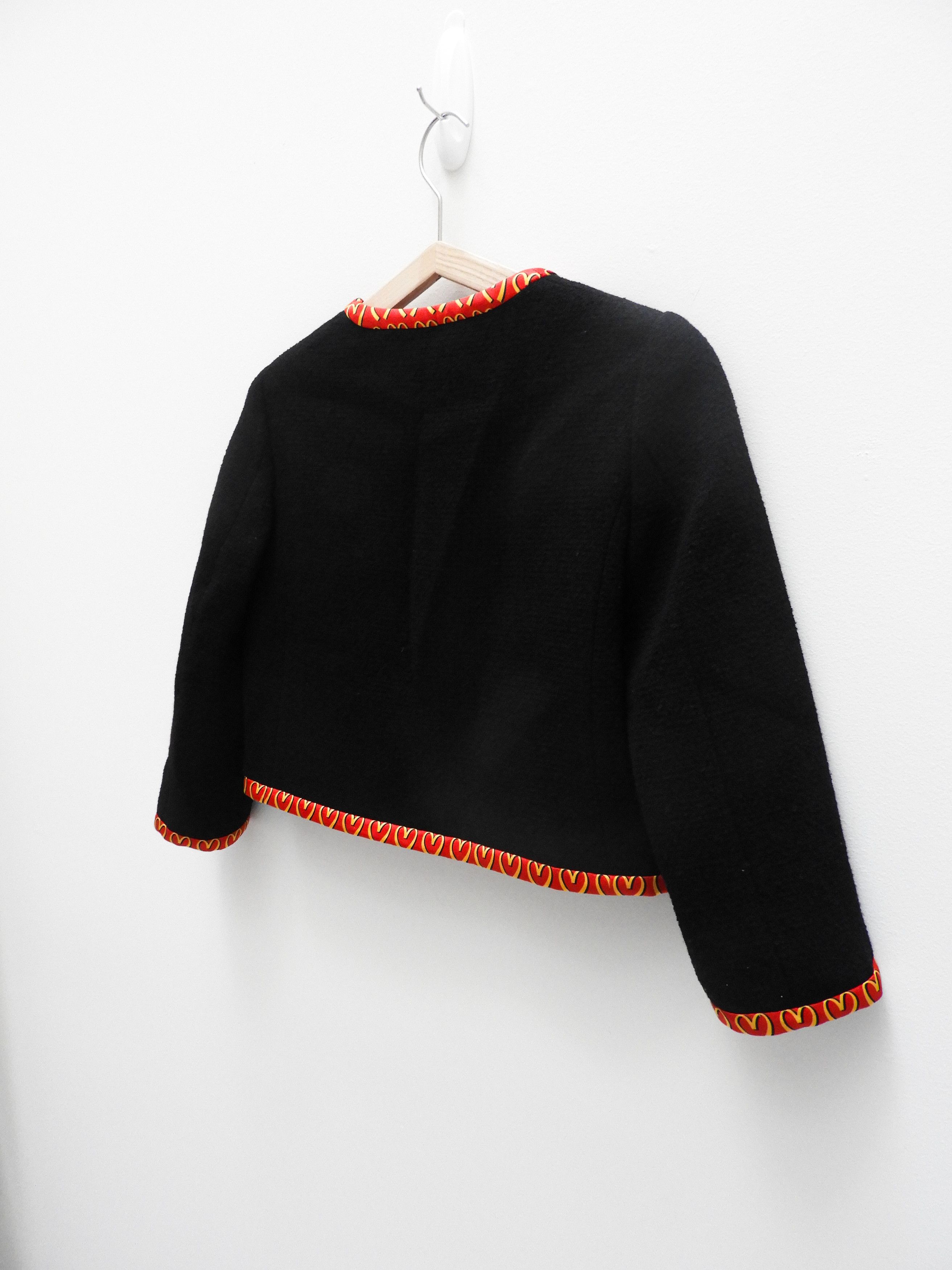 Moschino Moschino Autumn Winter 2014 McDonalds Tweed Jacket Size S / US 4 / IT 40 - 4 Thumbnail