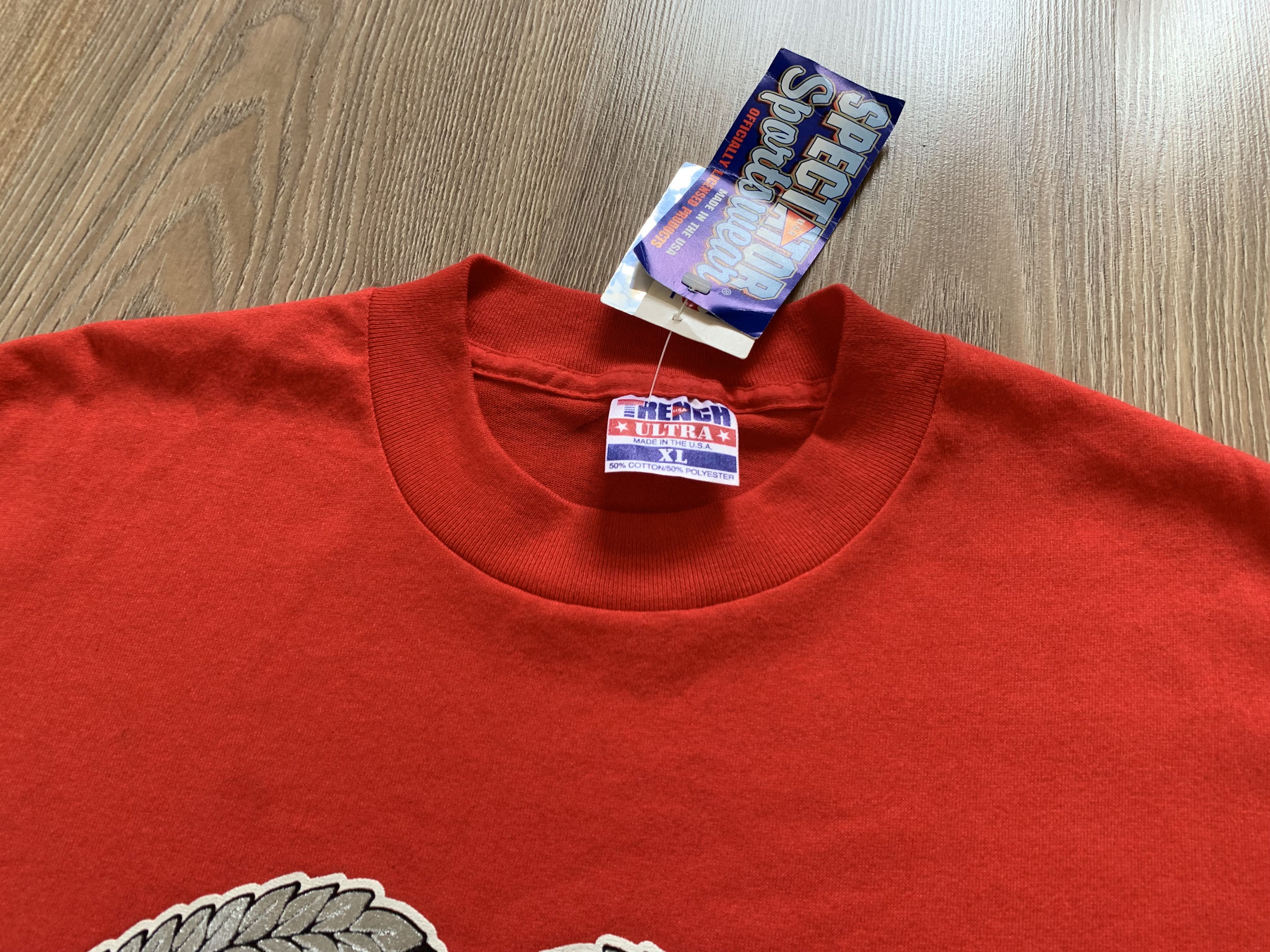 NBA × Vintage New Vintage NBA Chicago Bulls 1992 T-Shirt Size US XL / EU 56 / 4 - 4 Thumbnail
