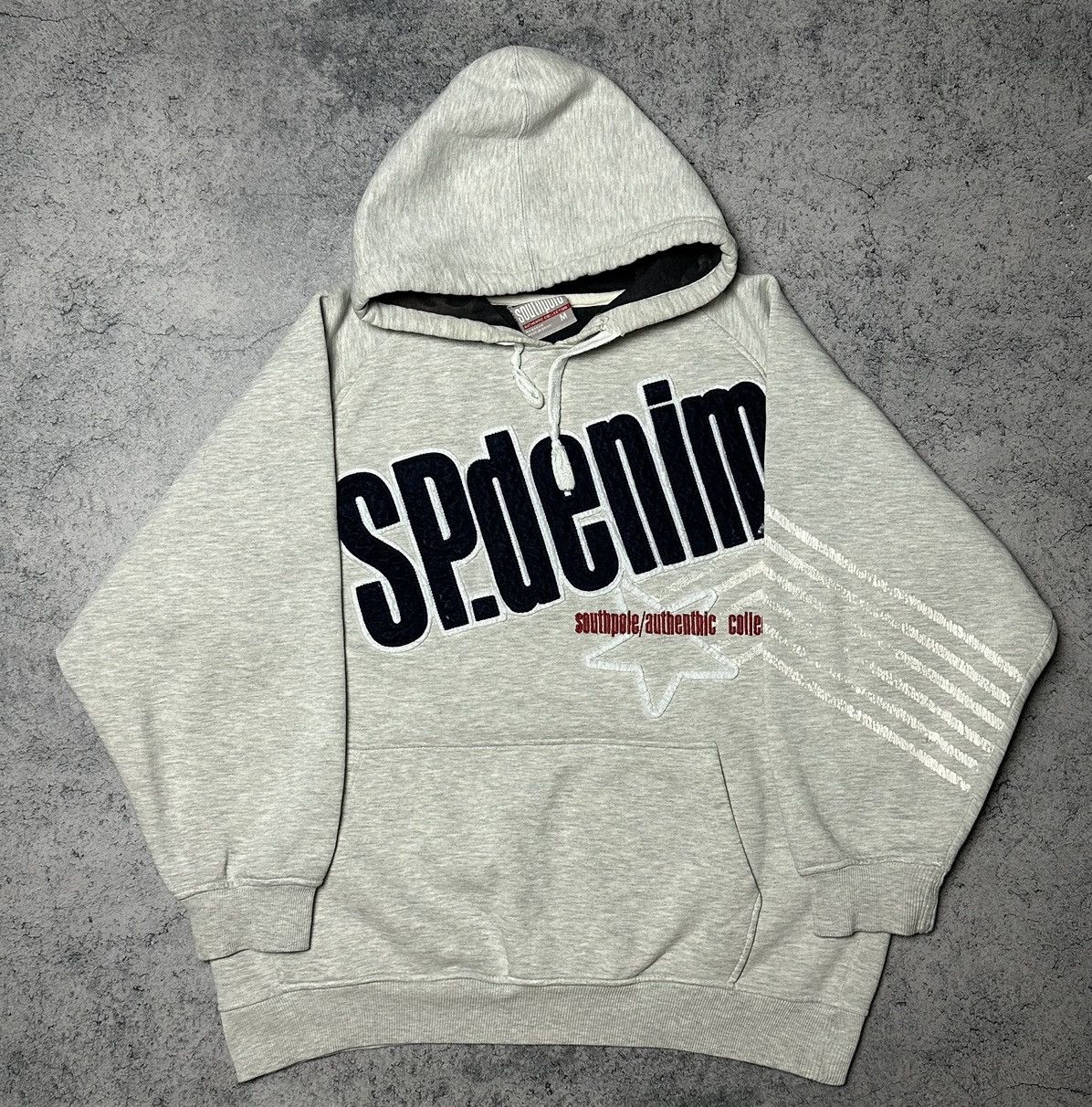 Southpole Vintage South Pole Denim Distressed Oversize Hoodie Size US M / EU 48-50 / 2 - 5 Thumbnail