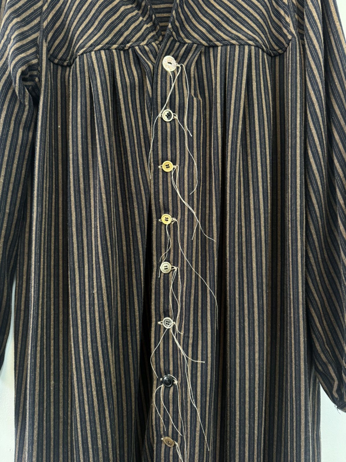 Mavranyma Striped maxi chemisier dress Size L / US 10 / IT 46 - 3 Thumbnail