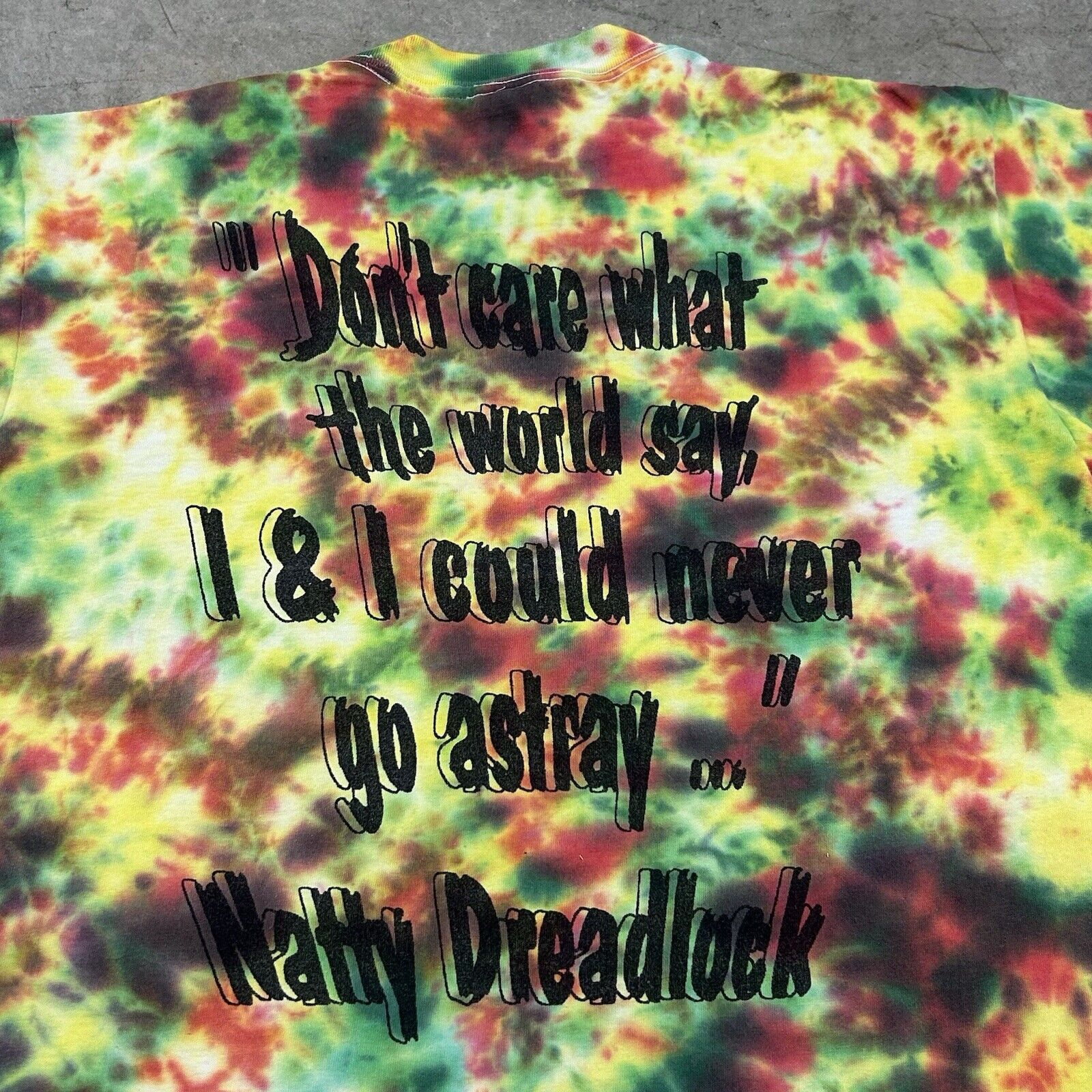 Vintage Vintage 90s Bob Marley Natty Dreadlock Album Promo Art Tee Size US L / EU 52-54 / 3 - 7 Thumbnail